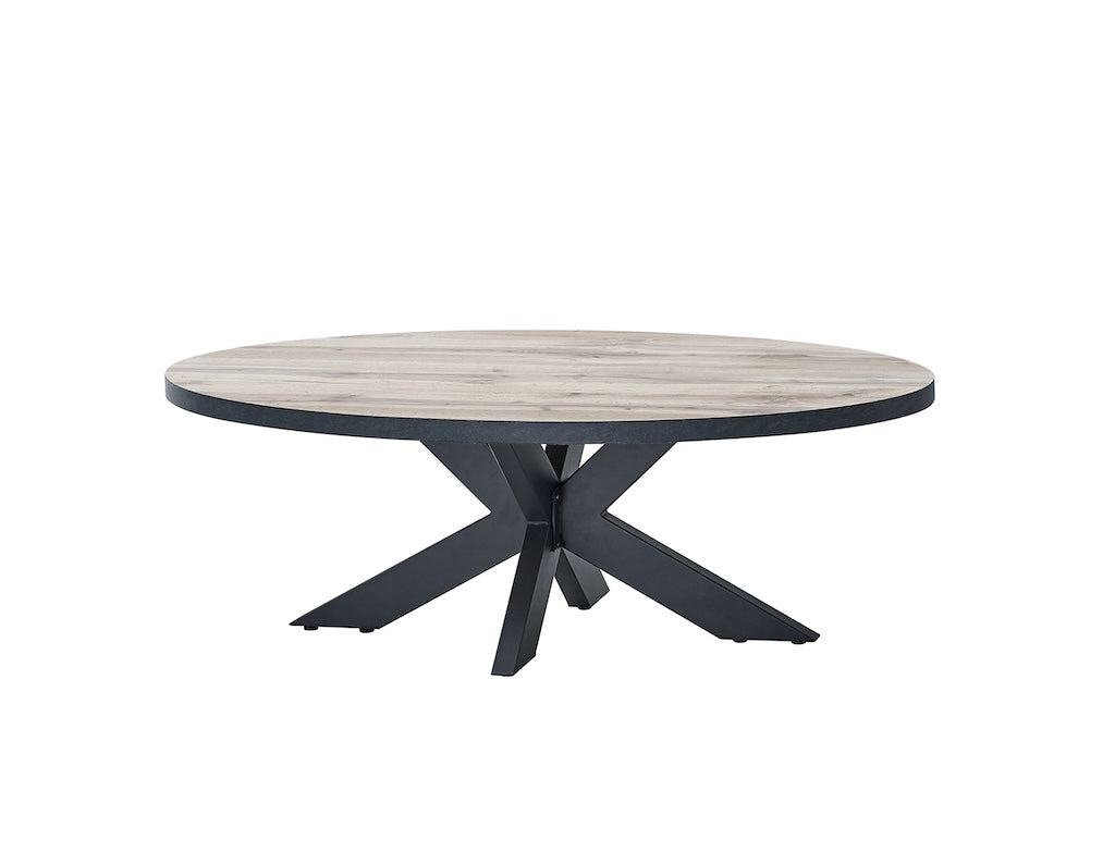 TYC - Salontafel1m30 ovaal Oriana - Canada Oak - 130x44x70cm