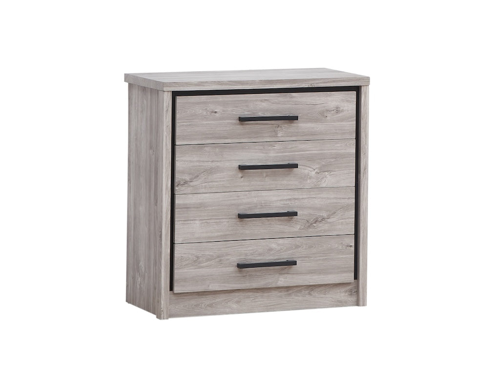 TYC - Commode 4 Oona - New Grey Oak - 80x83x39,5cm