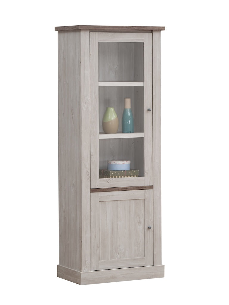 TYC - Tower glas deur Odette - White Oak - 73x19x4,6cm