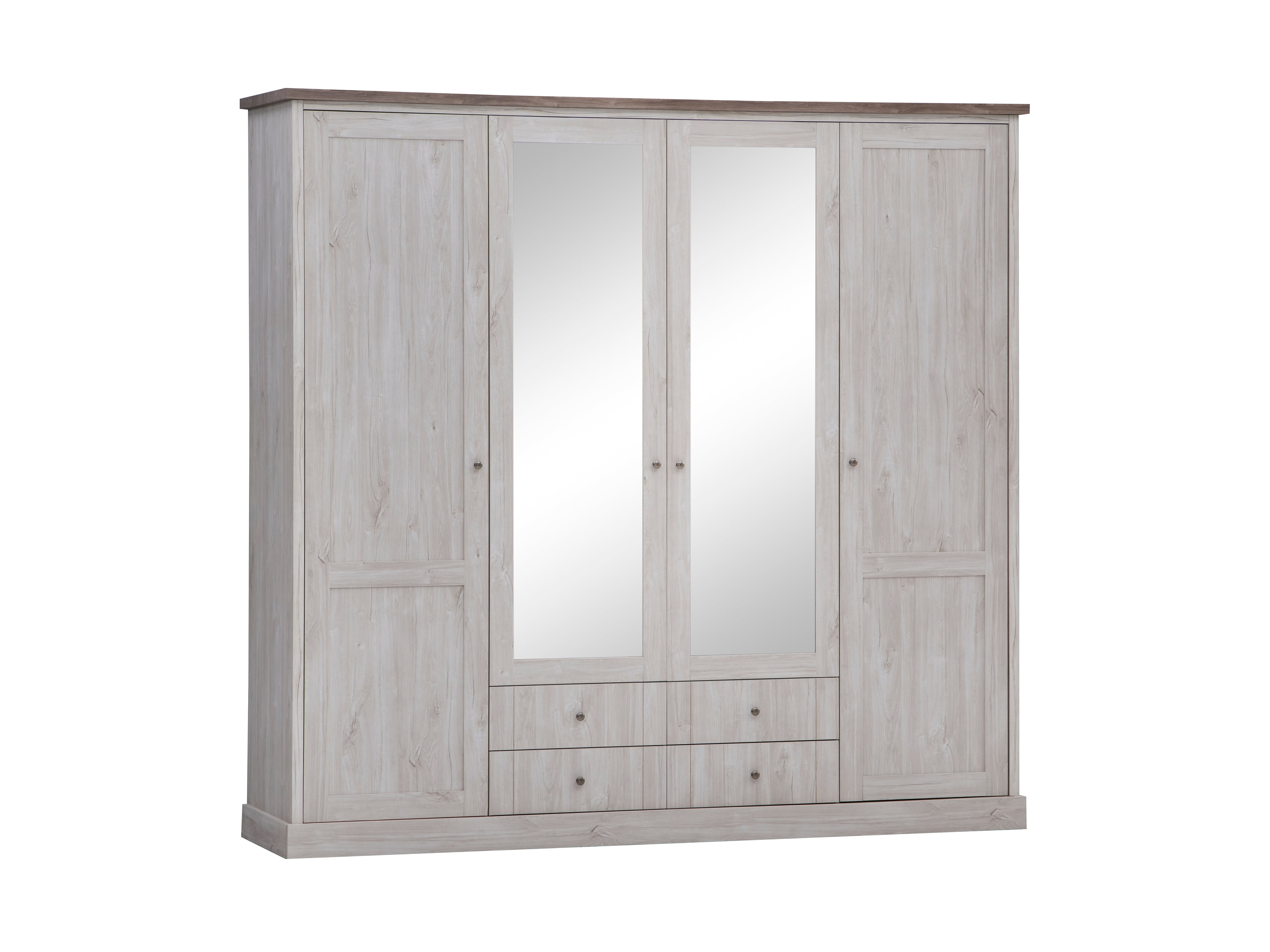 TYC - Armoire Oakley - 4 portes - h214xl225xp58 cm