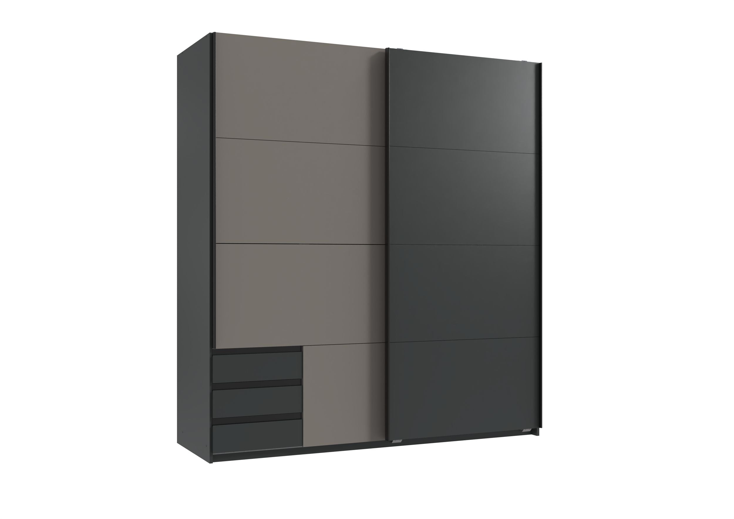 Wimex - Kleerkast Emden - X56775 - Grafiet - 179x198x65cm