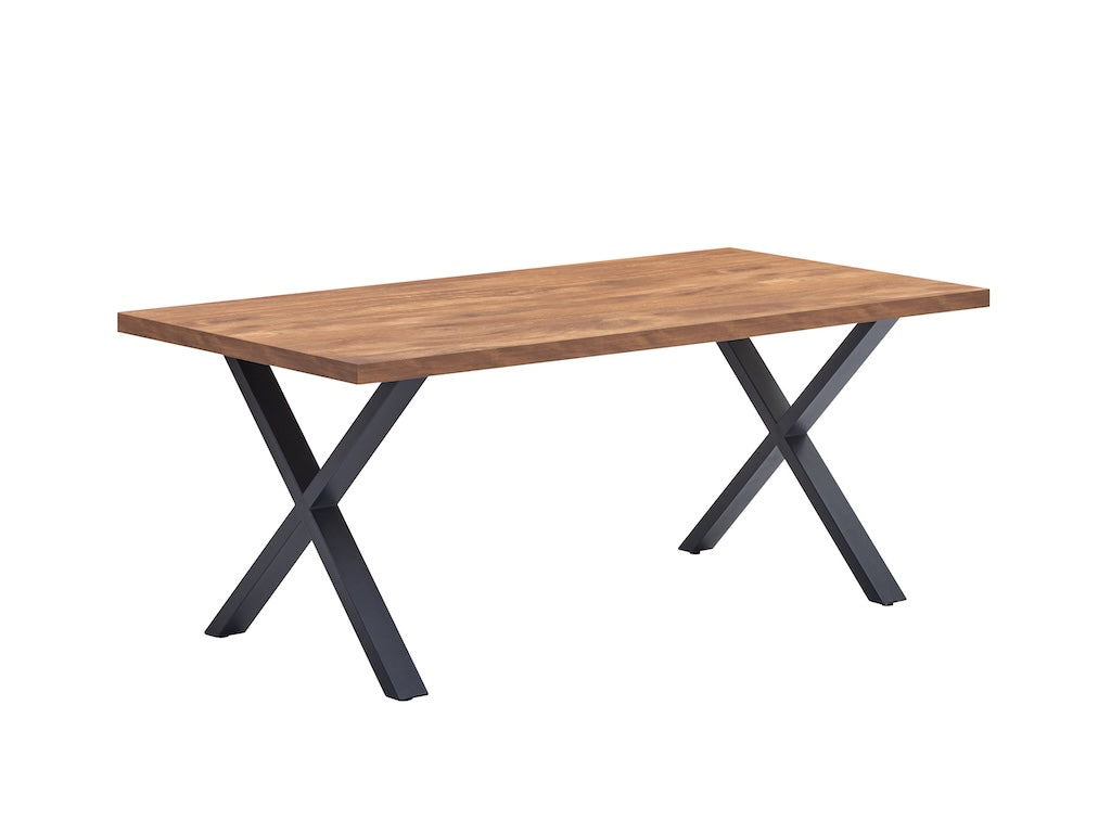 TYC - Eettafel 1m90 X-poot Ovidio  - Acacia - 190x76x95cm
