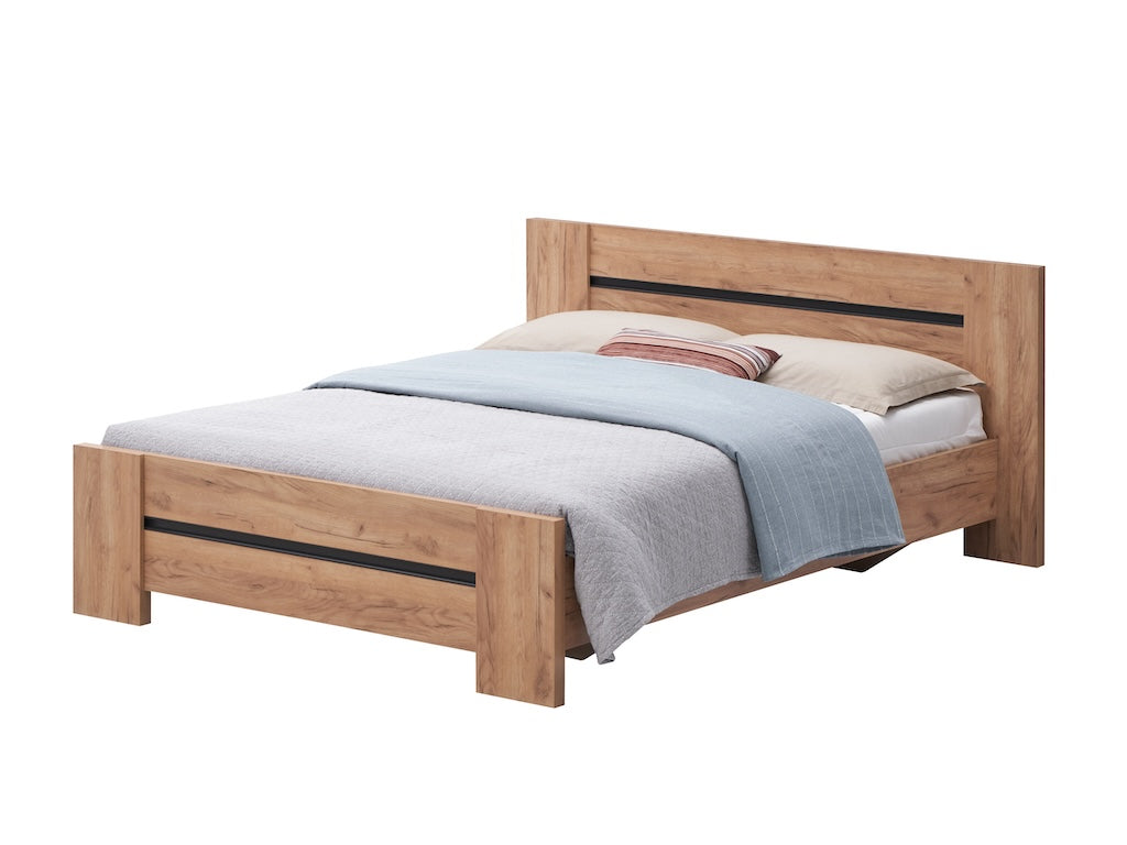 TYC - Bed 180x200 Orenda - French Oak - 213x92x209,5cm