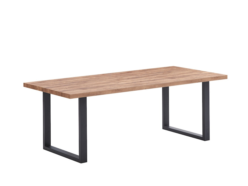 TYC - Tafel 1m90 U-poot Omero  - Industrail Oak - 190x76x95cm