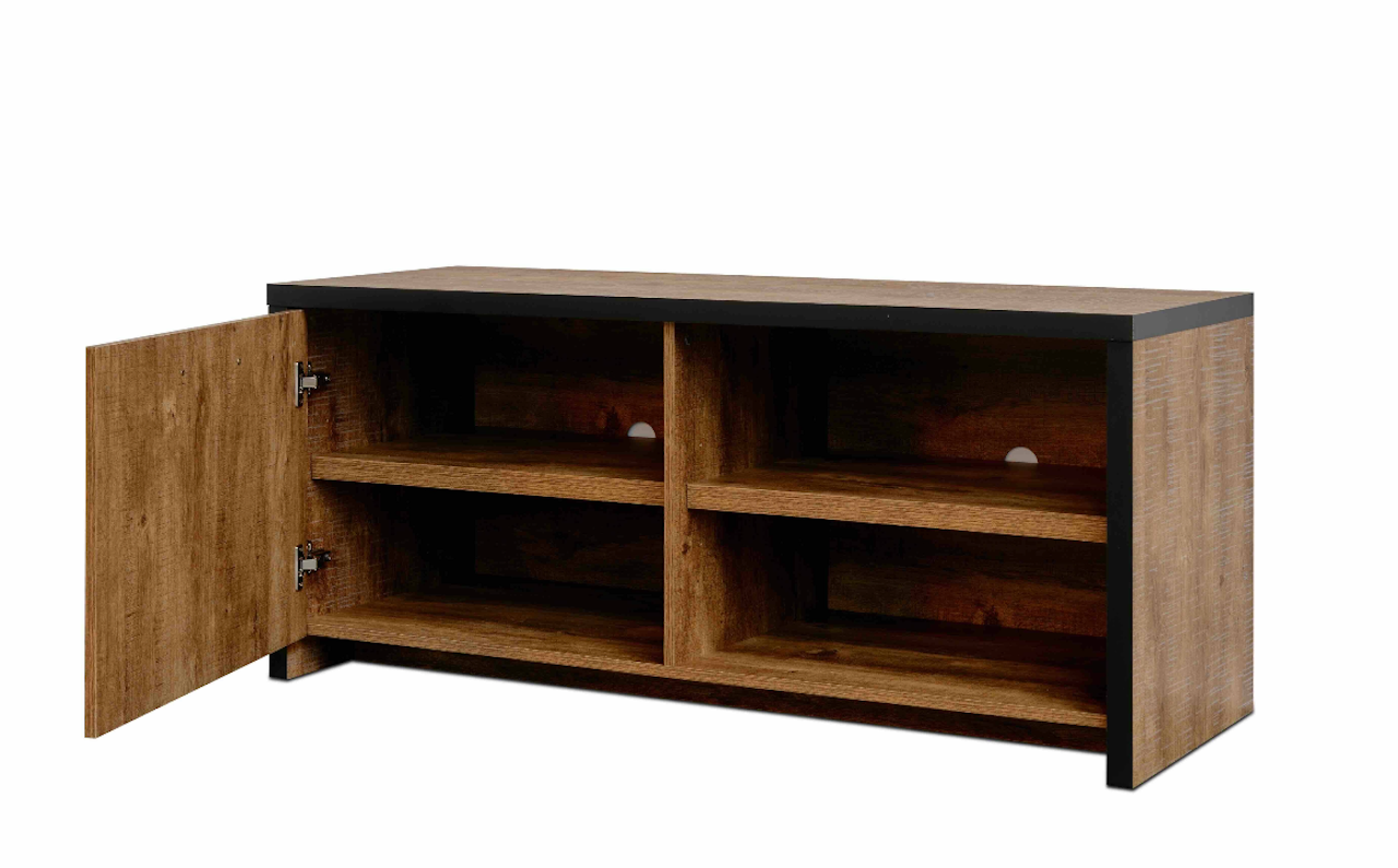 TYC - Tv meubel 1D Odelinde - Industrial Oak - 126x55x45cm