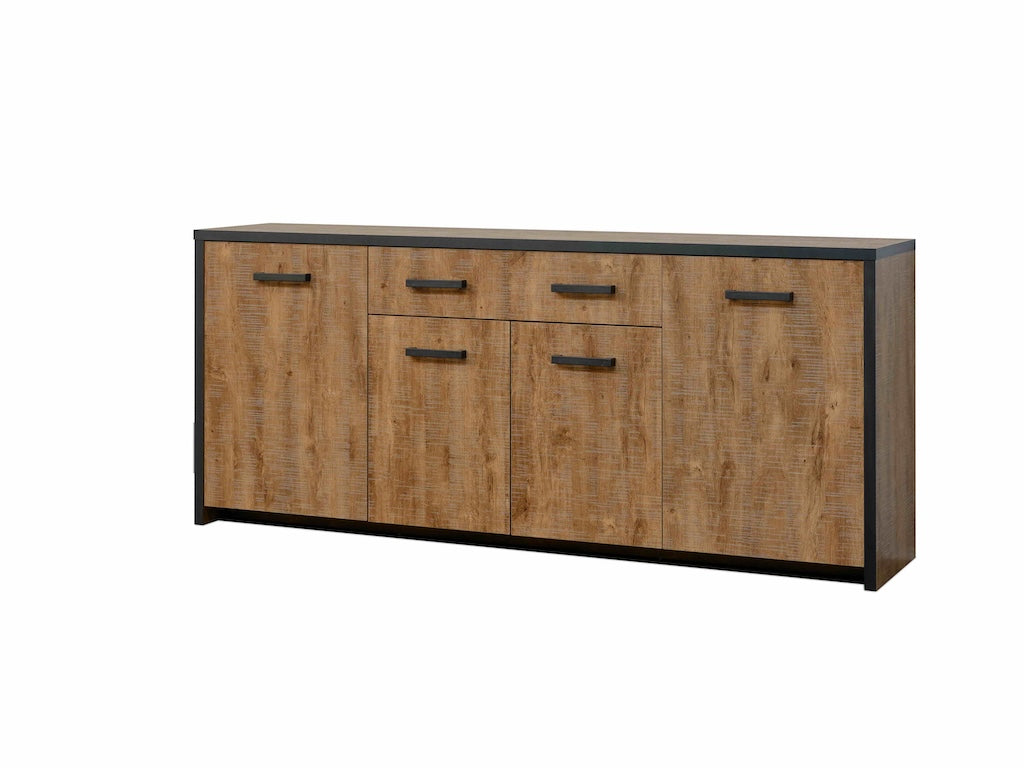 TYC - Dressoir Odelinde - Industrial Oak - 210x90x45cm