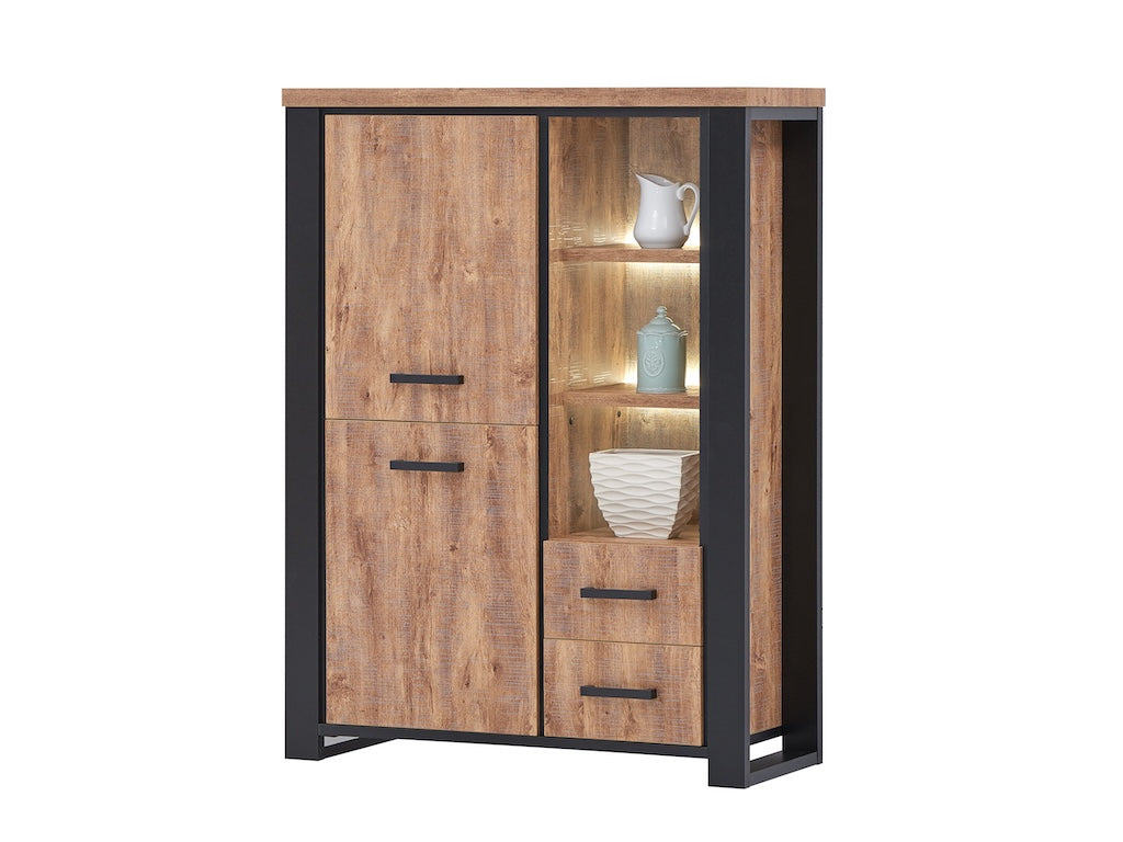 TYC - Barkast Osbert - Industrial Oak - 120x160x45cm