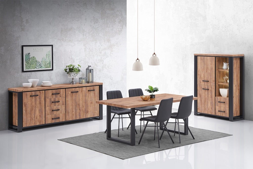 TYC - Salle à manger Orly II - Ensemble 3 pièces - Chêne industriel