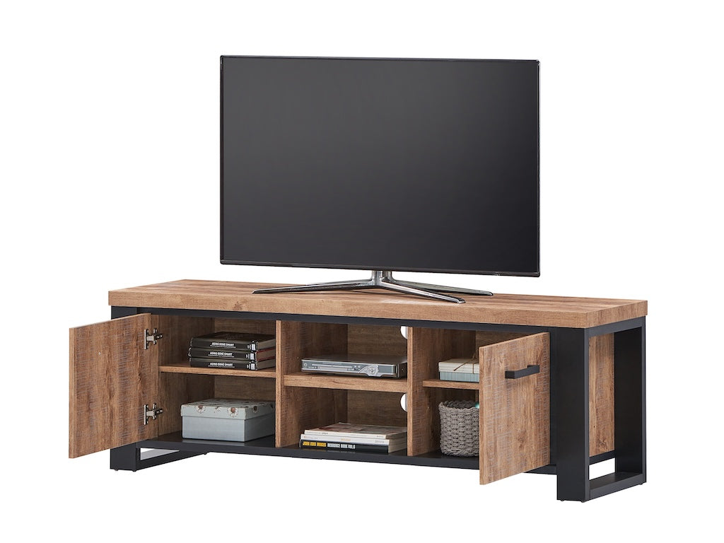 TYC - TV-Meubel 2D Osbert - Industrial Oak - 160x50x45cm