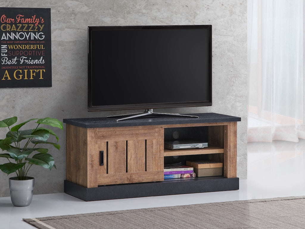 TYC - TV-Meubel 1D Omero  - Industrail Oak - 132x57x46cm