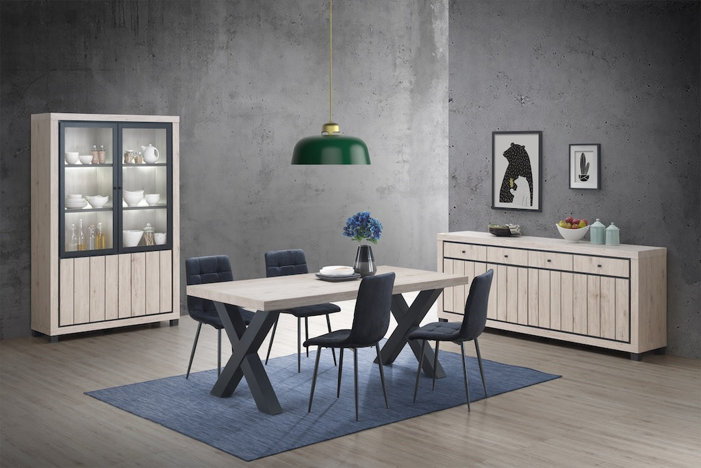 TYC - Salle à manger Orly II - Ensemble 3 pièces - Chêne industriel