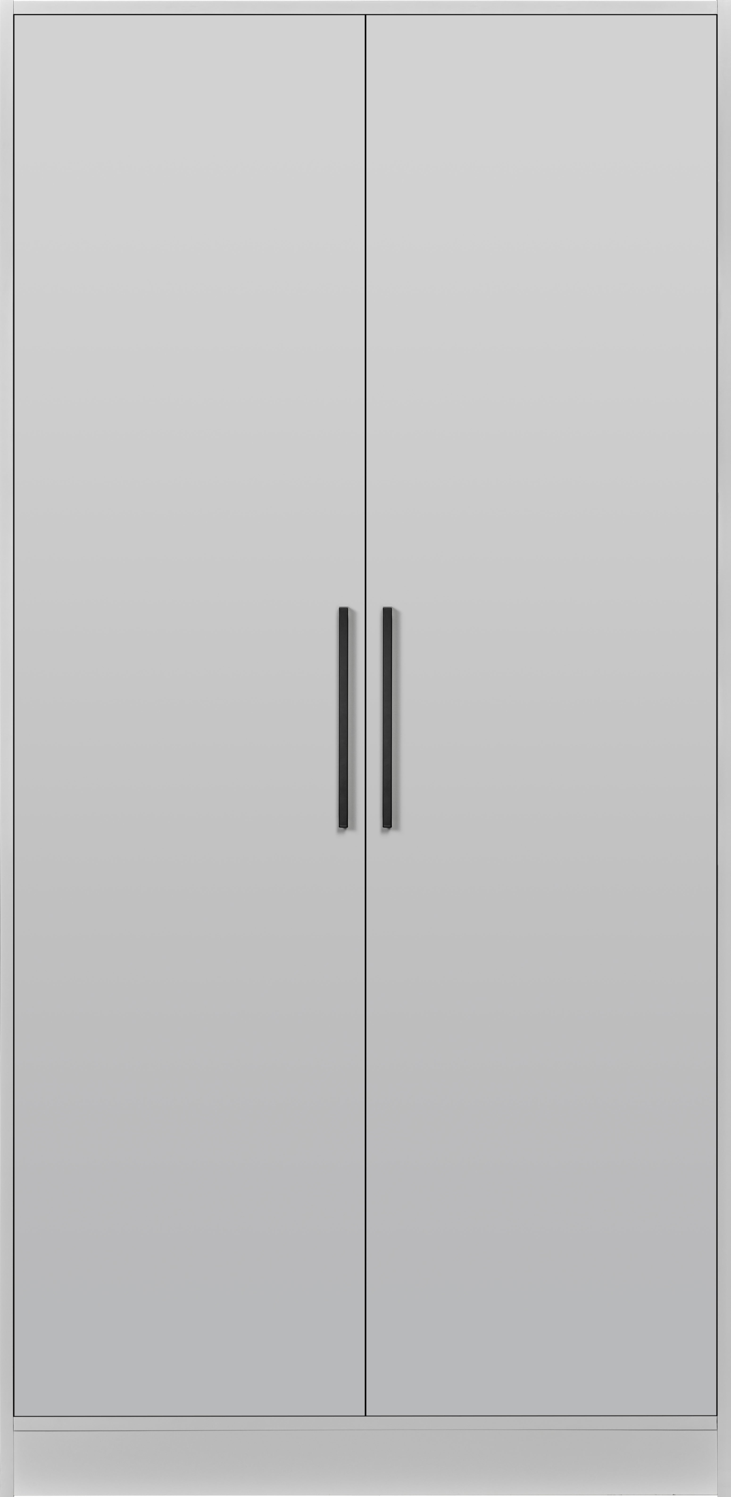GBO - Armoire de rangement Systemix - Blanc - 100x205x60 cm
