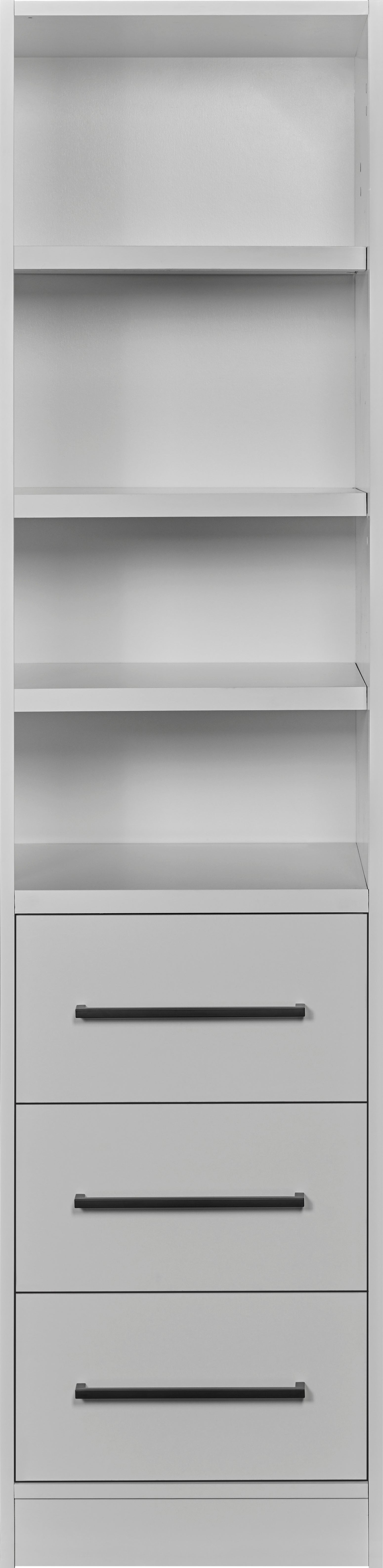 GBO - Armoire de rangement Systemix - Anthracite - 50x205x60 cm
