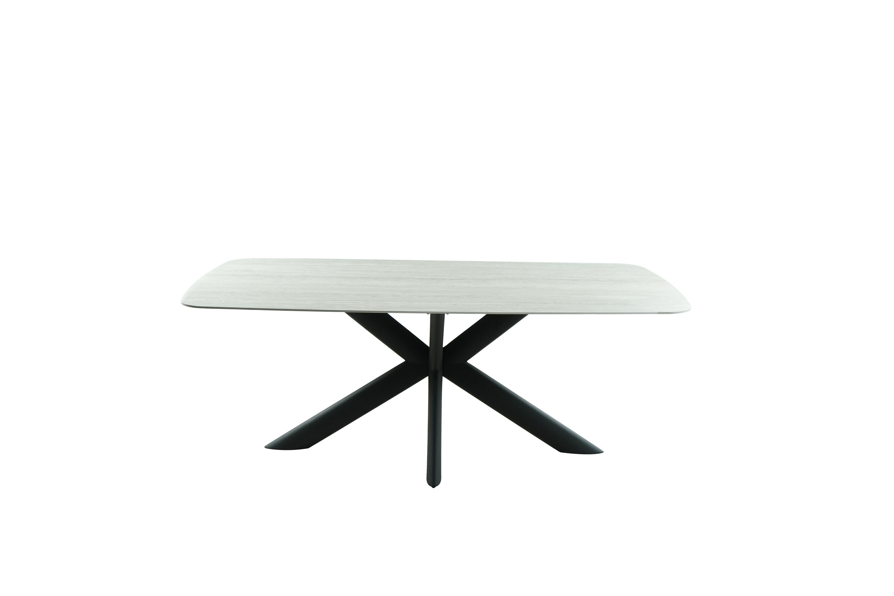 GBO - Table TF2507 - Arrondie - Céramique massive 12 mm - 220 x 100 x 76 cm