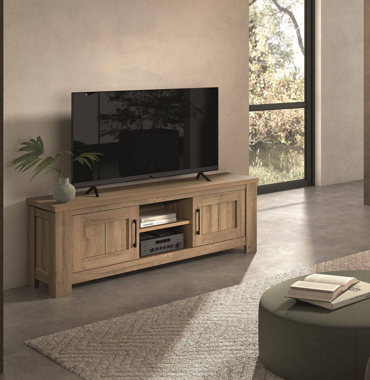 GBO - Tv-kast Veron - French oak - 170x60x41 cm