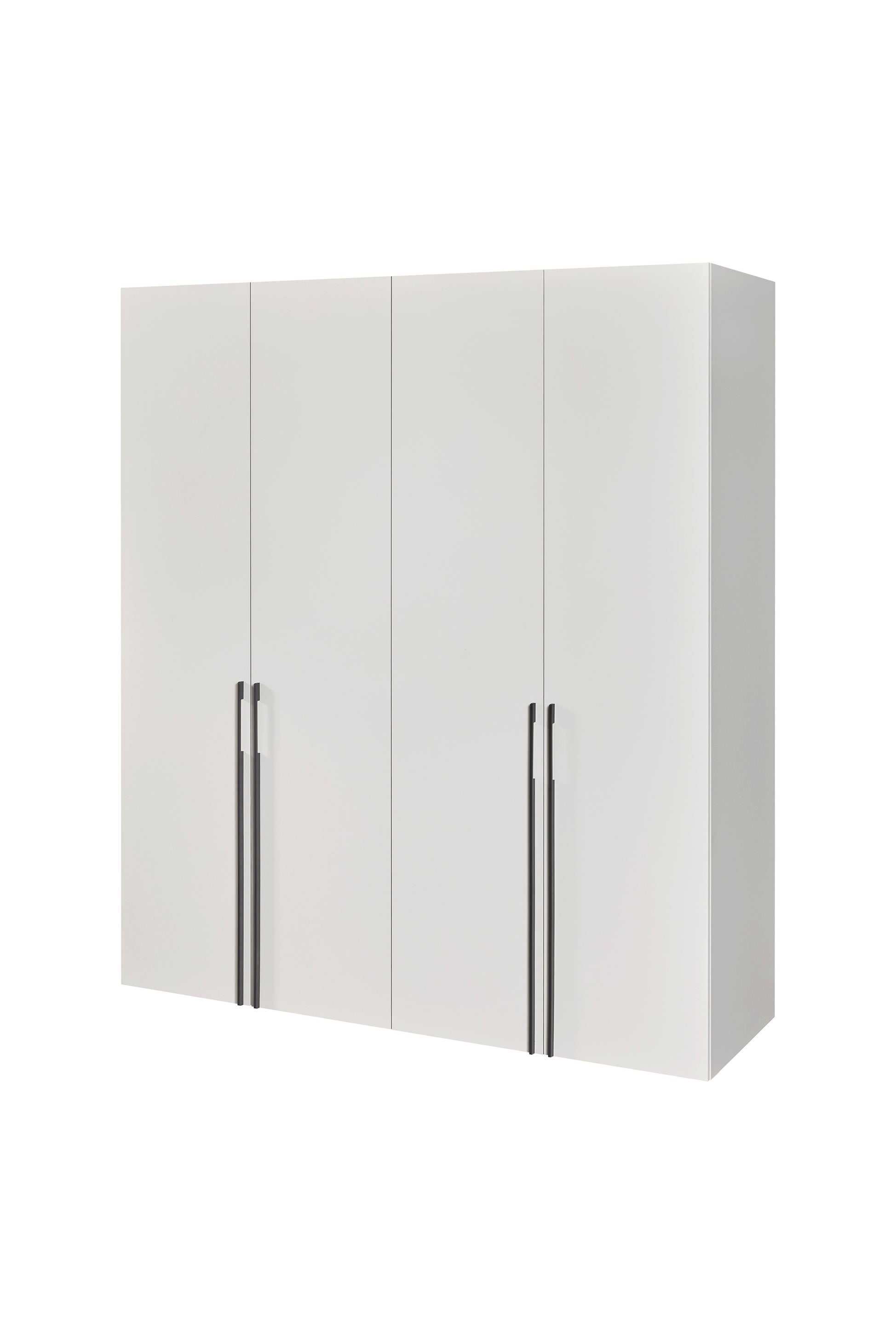 GBO - Kleerkast Acaccia – 4 deuren - 181x208x58 cm - in Cashmere