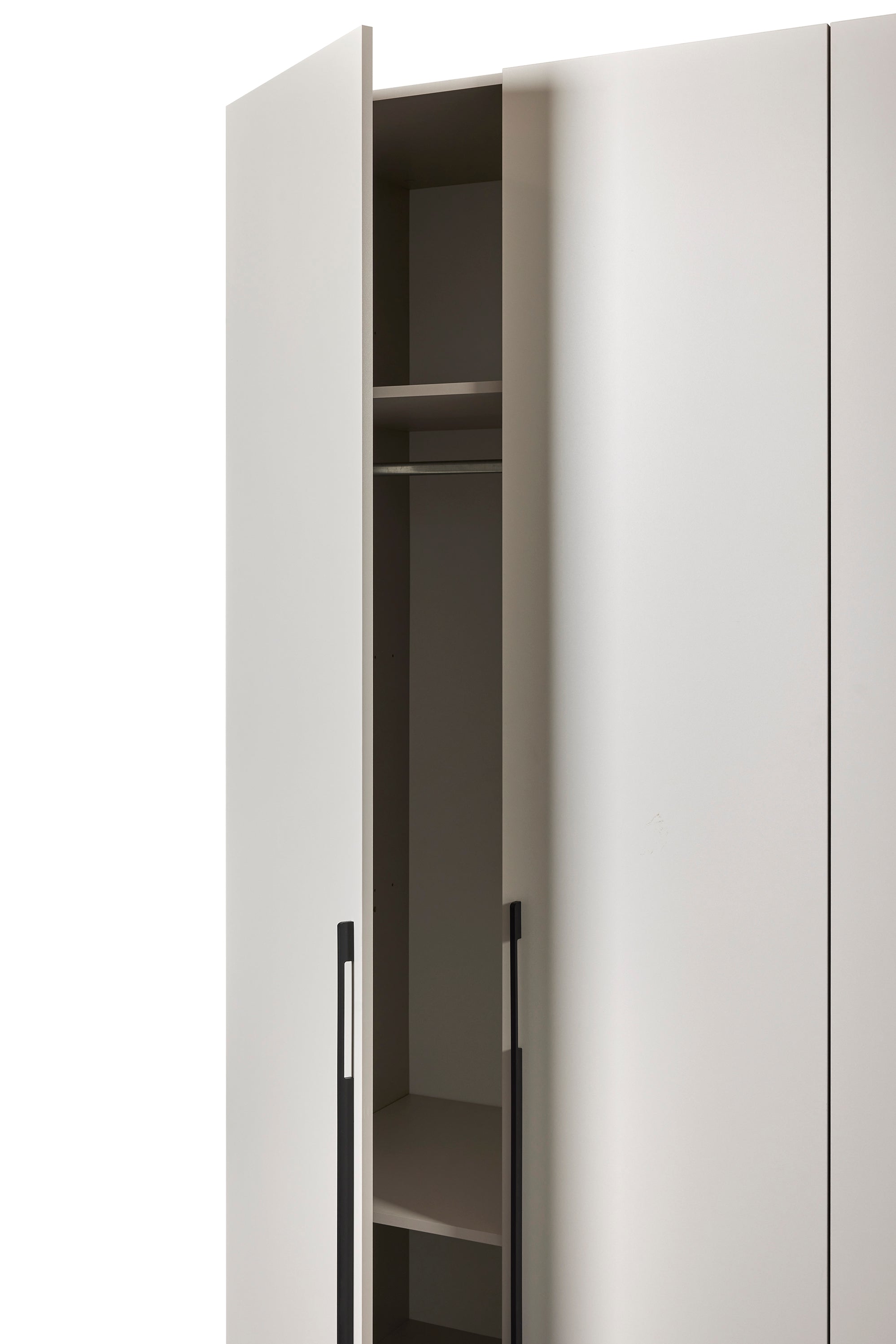 GBO - Armoire Acaccia – 4 portes - 181x208x58 cm - en coloris Cachemire