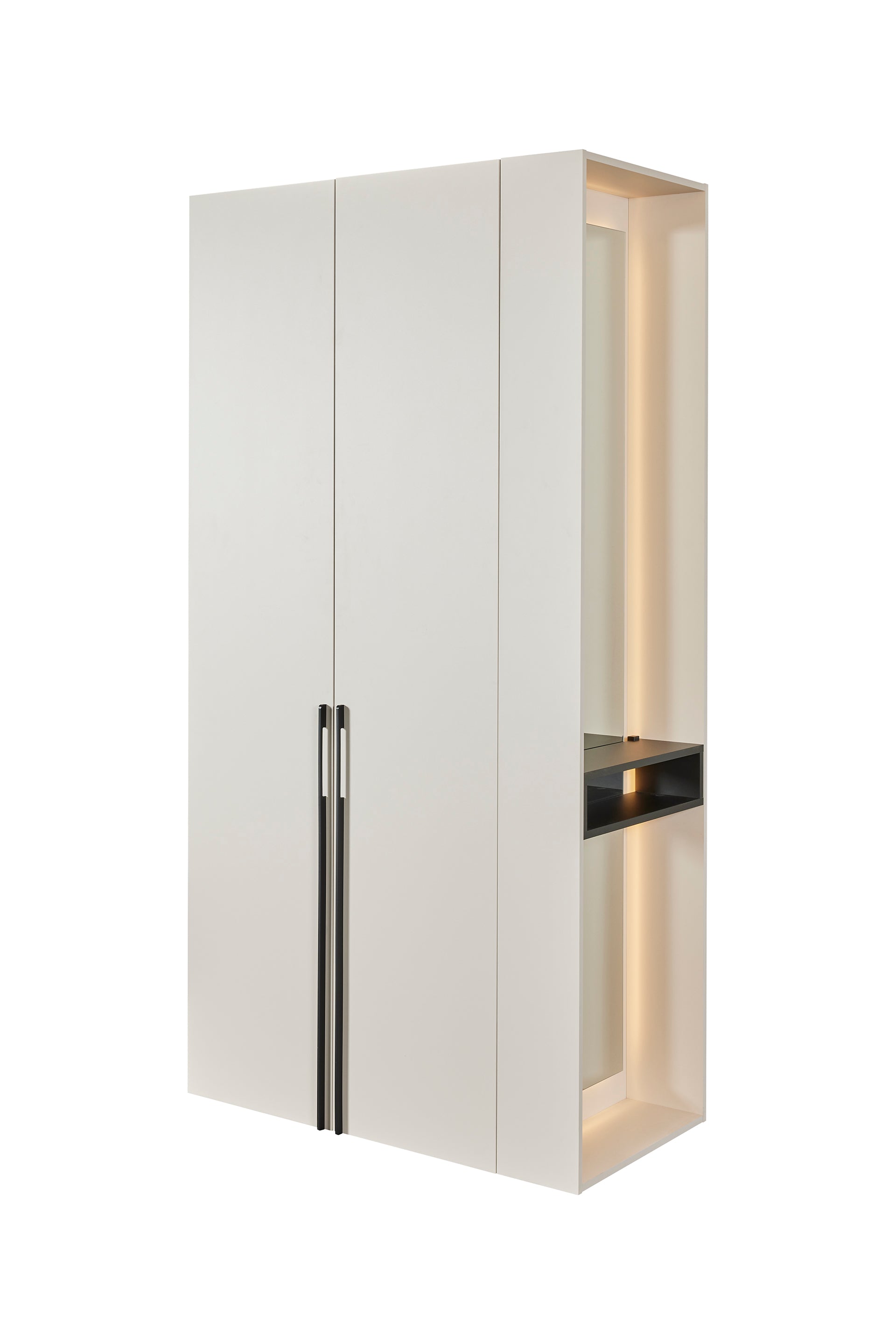 GBO - Élément miroir Acacia – 58x208x21 cm - coloris cachemire