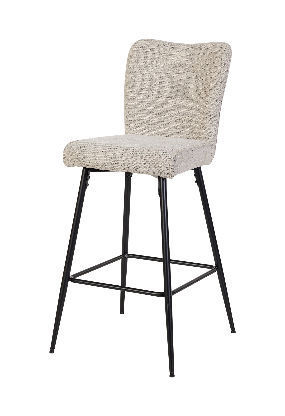 GBO - Chaise de bar BST2502 – Tissu - Beige