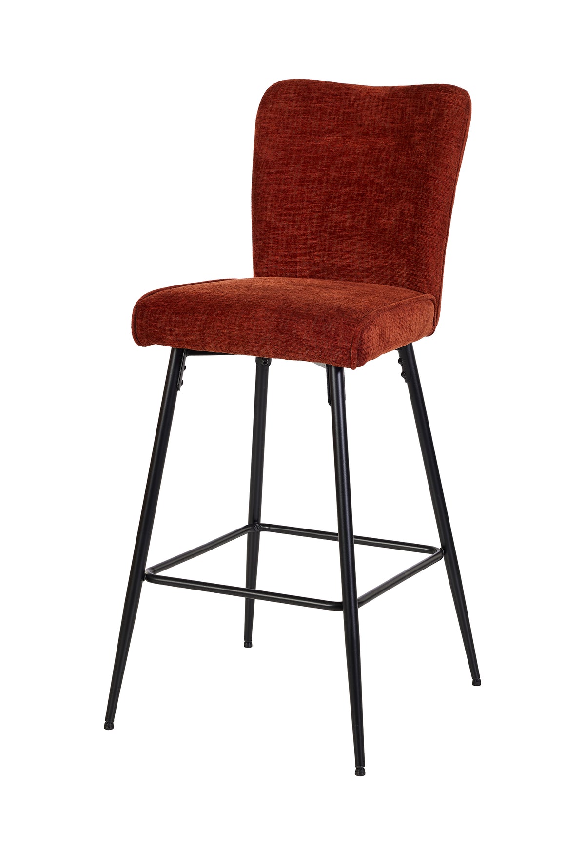 GBO - Tabouret de bar BST2502 – Tissu – Rouille
