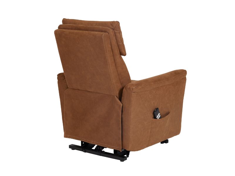 GBO - Relaxzetel Mayenne - Stof Cognac - 75x105x92cm