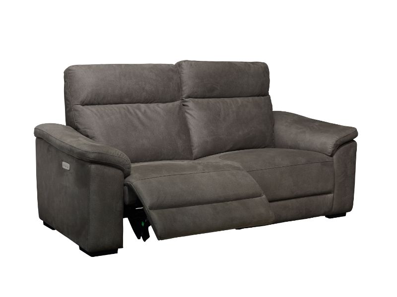GBO - 3 zit relax electrisch  Mirabel - Stof Grijs - 200x102cm