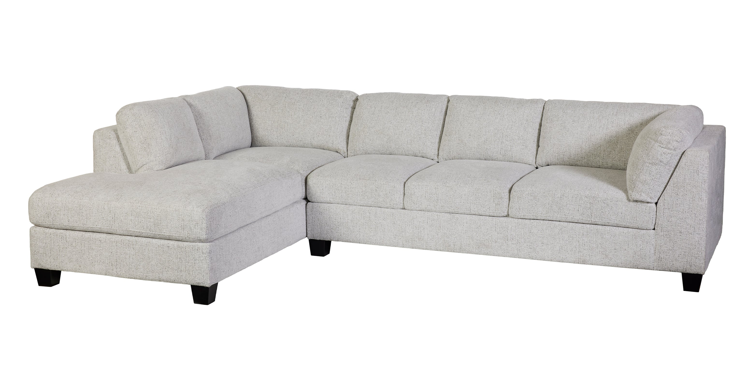 GBO - Hoeksalon Newcastle – Enter White - Links 3L - 305x86x205 cm