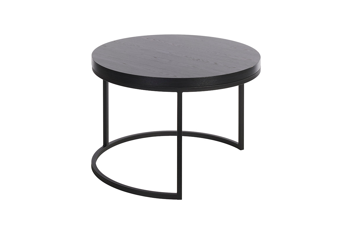 GBO - Table d'appoint SL2303 - Ronde - Nox - 76 /56 x H 50 /43 cm