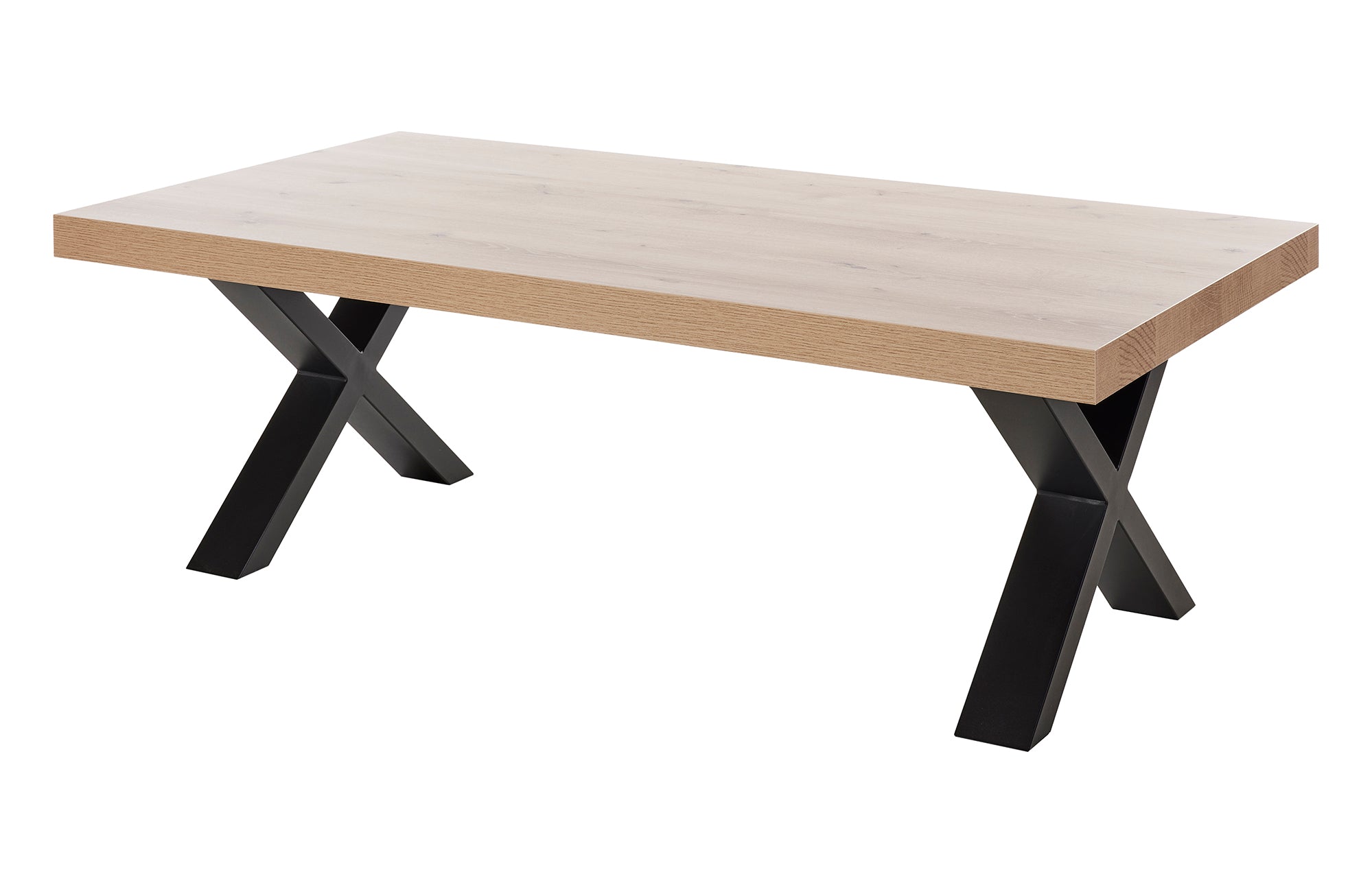 GBO - Salontafel X-poot Uri - Hudson oak - 130x68.0x46cm