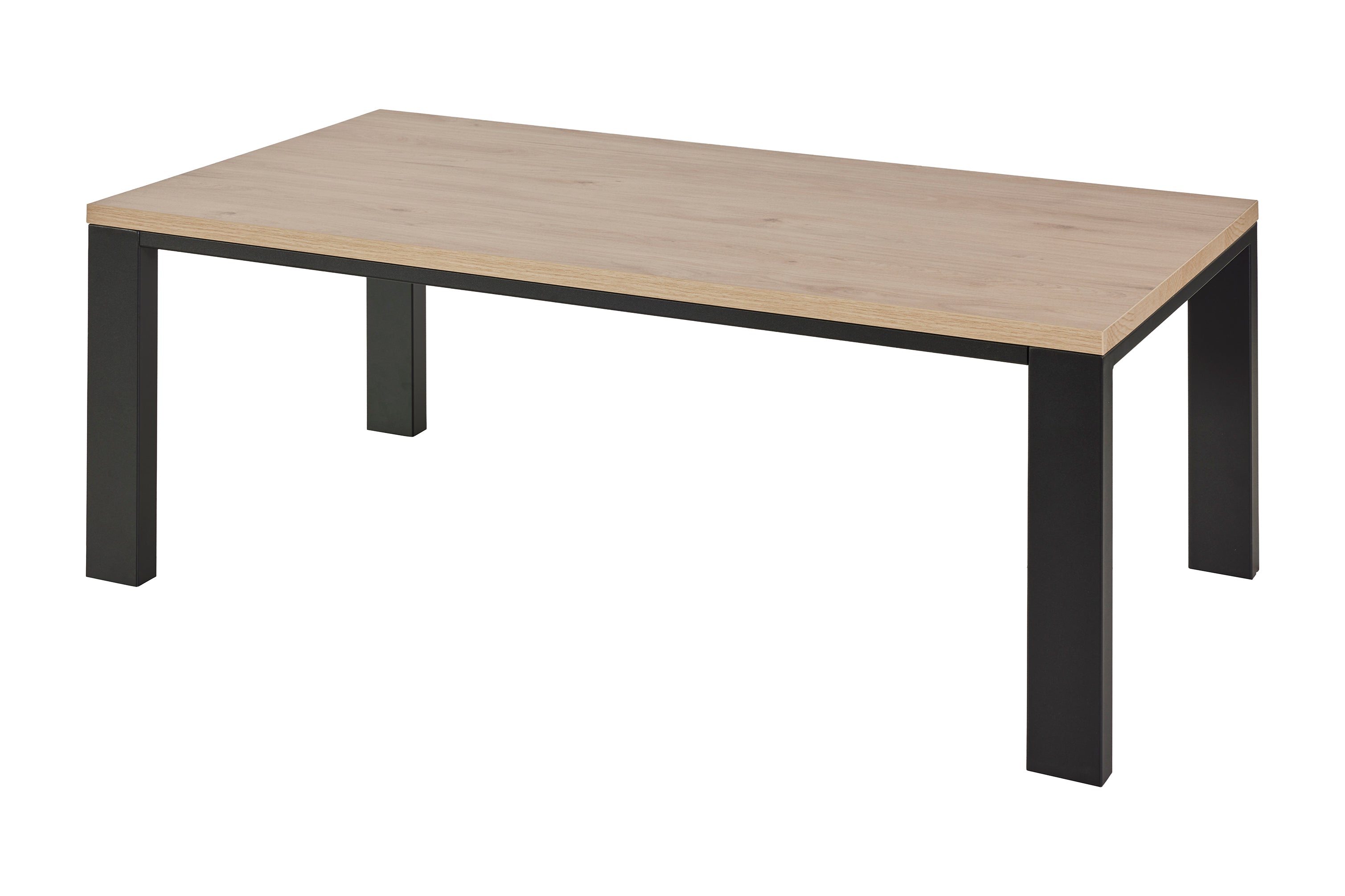 GBO - Table à manger extensible Troy - 180/230x95x76 cm - Chêne Beach