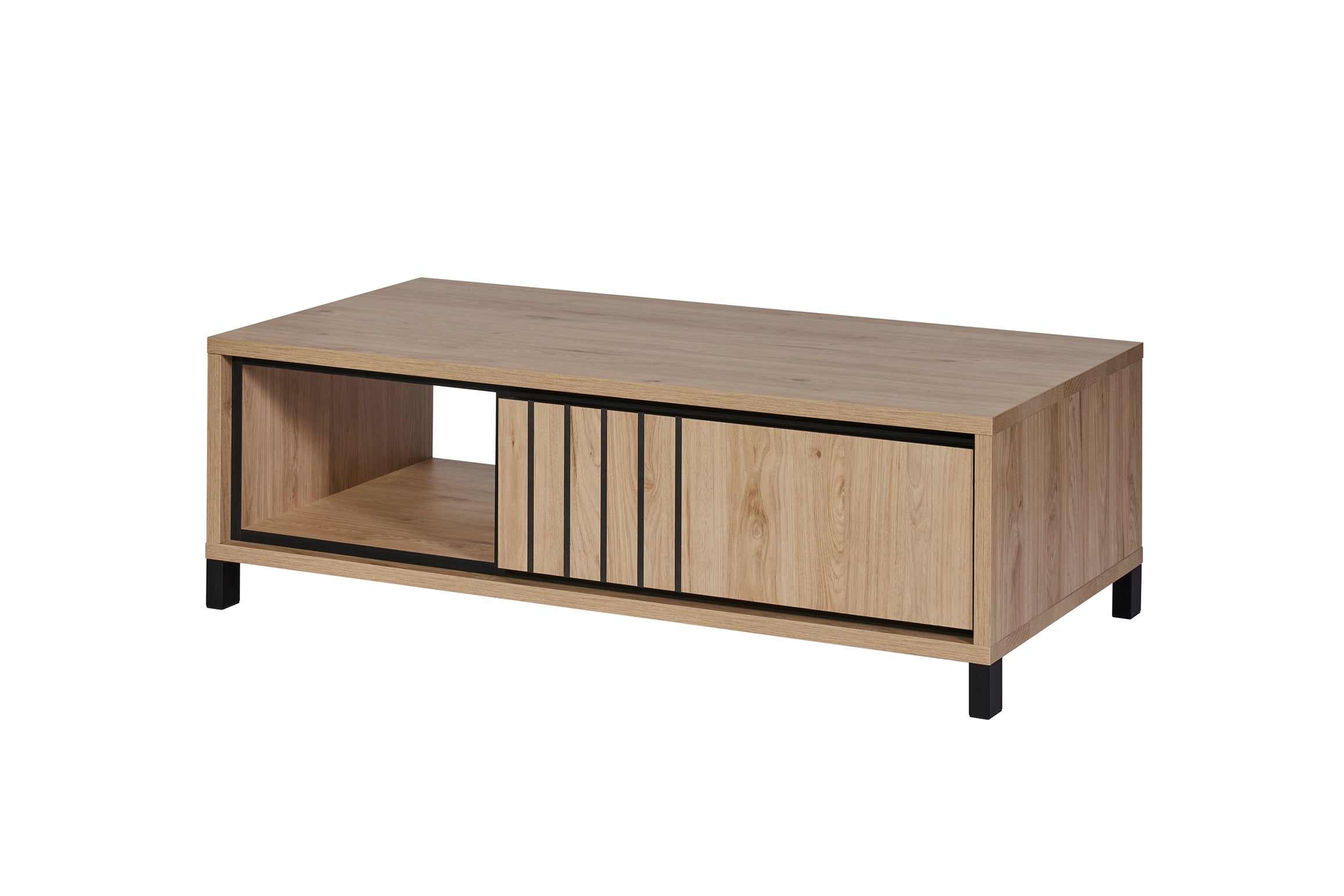 GBO - Salontafel Travis SL2401 – 125x42x65 cm – Castella/Nox