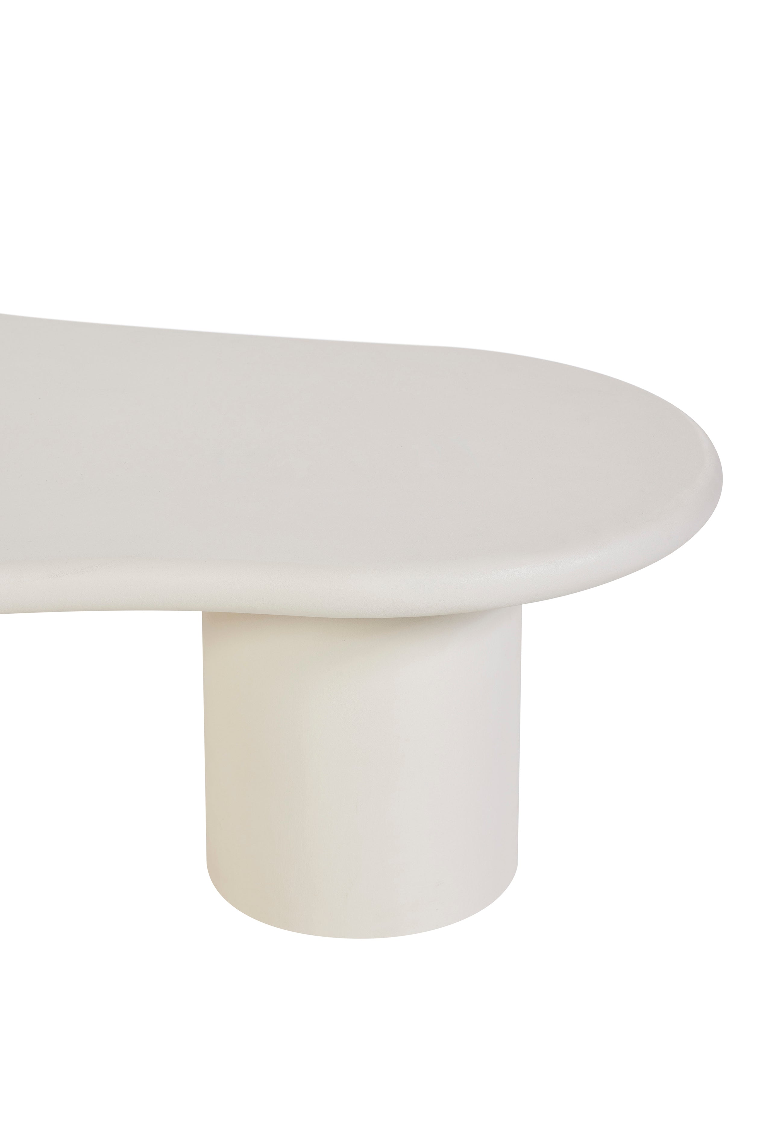 GBO – Cementex Organische Salontafel – Witte kleur – SL2407 – 130x80x35cm