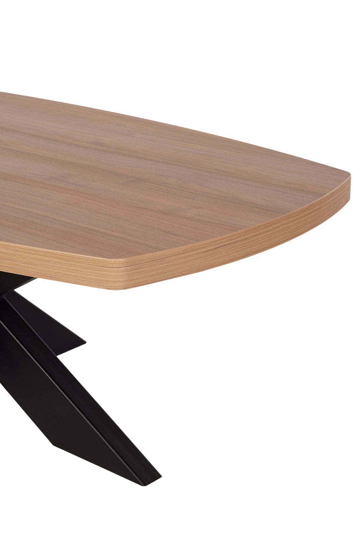 GBO - Salontafel Valerio SL2507 - Licht Notelaar - Spiderpoot - 130x65x45 cm