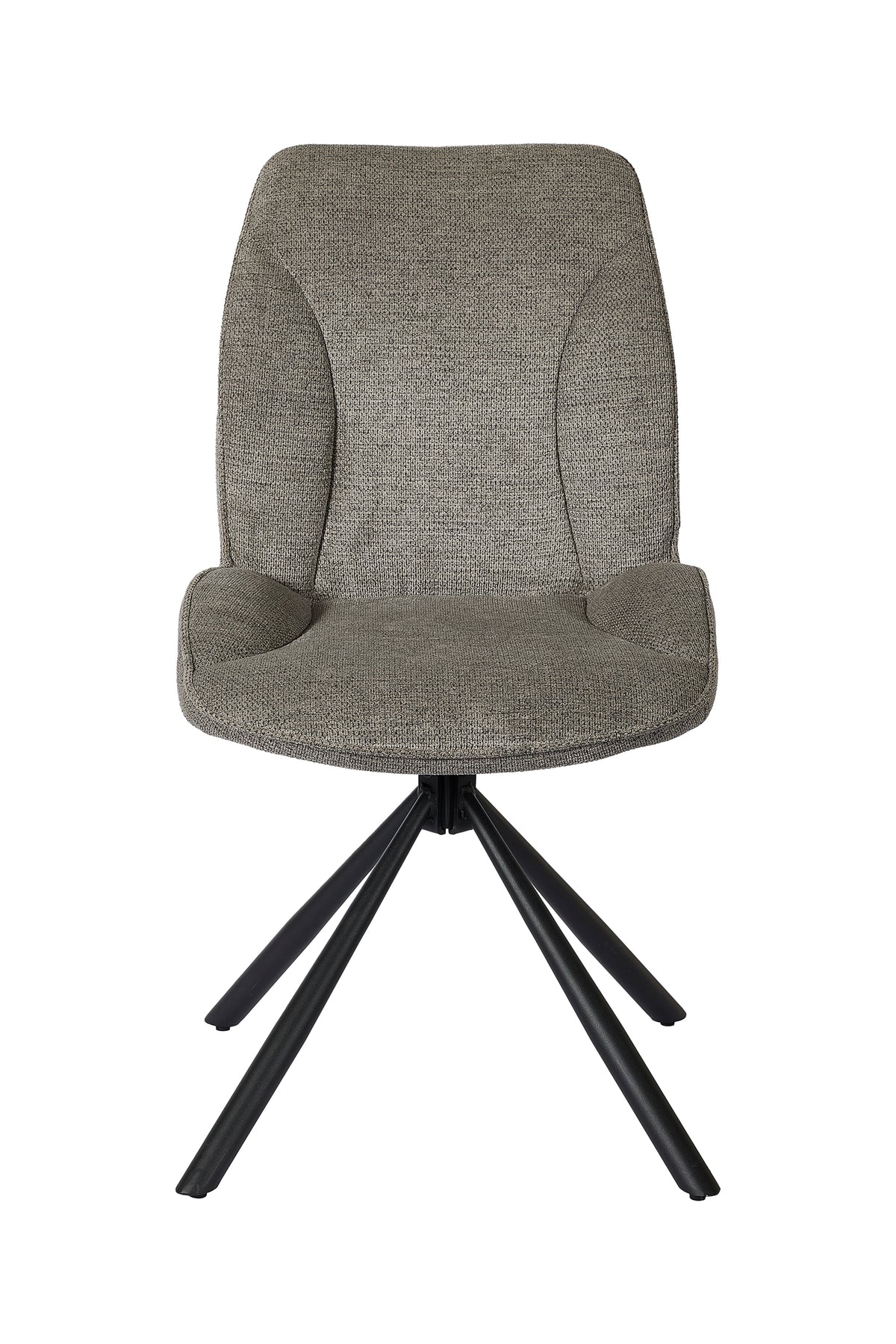 GBO - Chaise de salle à manger ST2309-2 - Tissu - Gris - 46x44x50cm