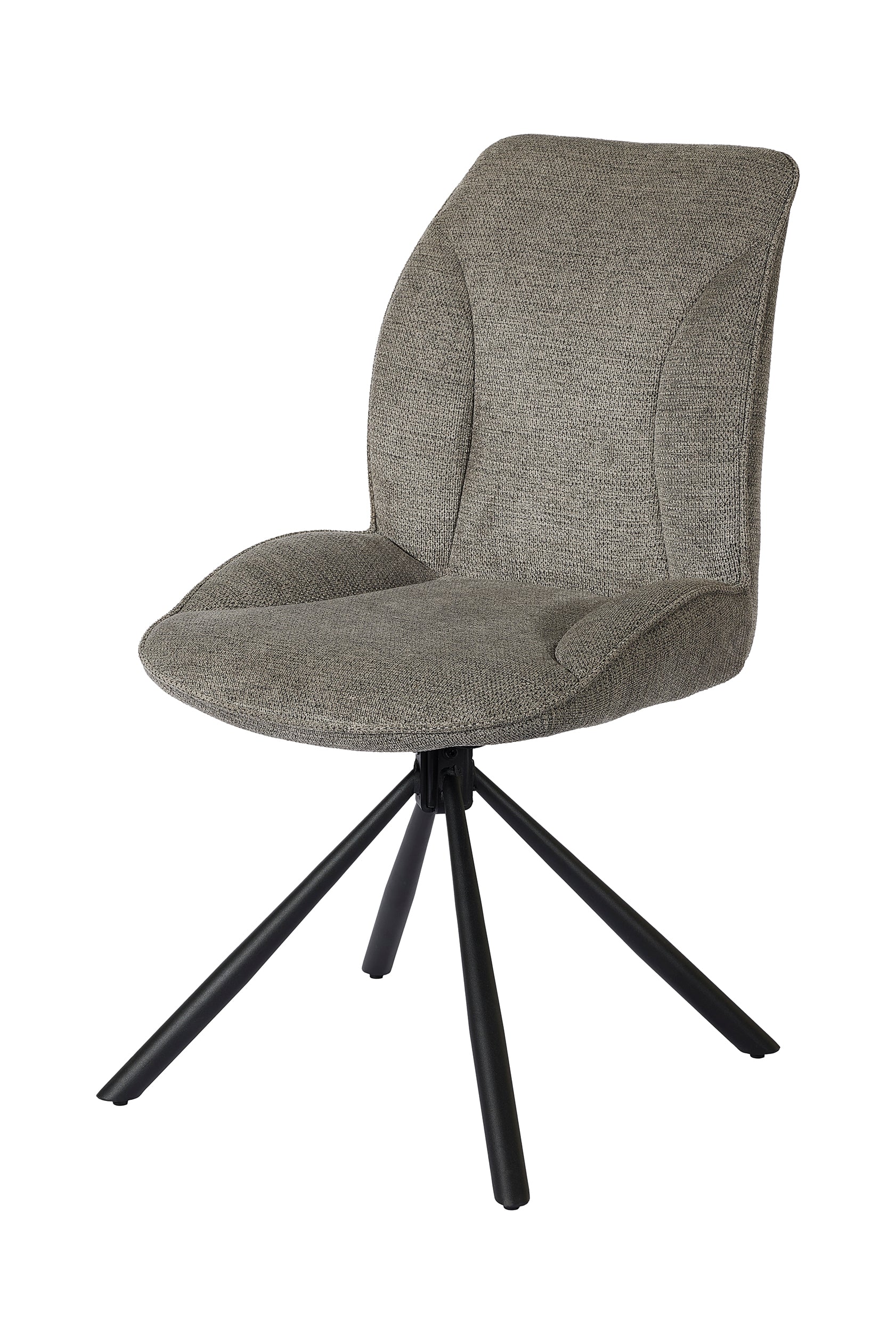 GBO - Eetkamerstoel ST2309-2 - Stof - Grijs- 46x44x50cm