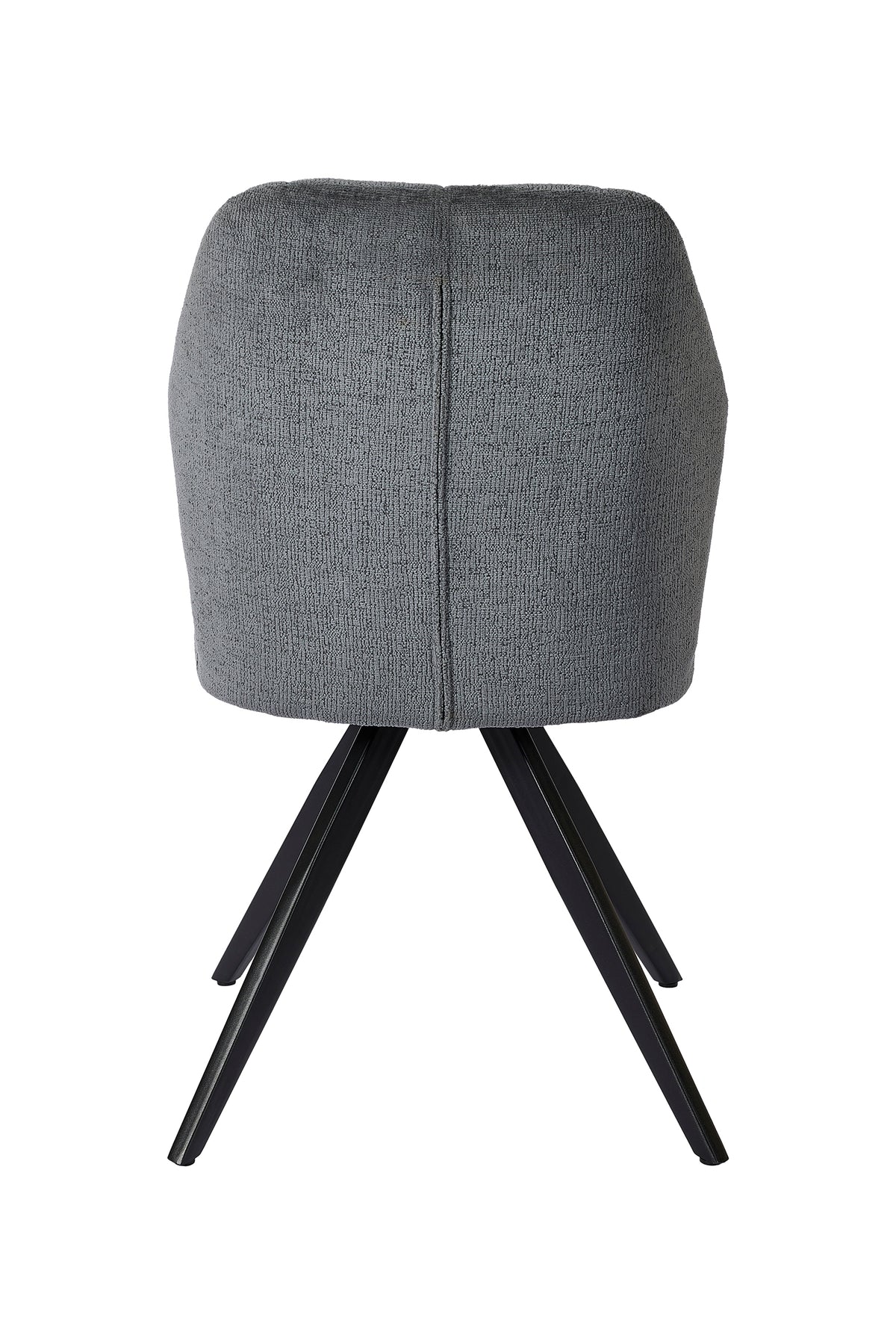 GBO - Chaise de salle à manger ST2319-2 - Tissu - Anthracite - 48x38x50 cm