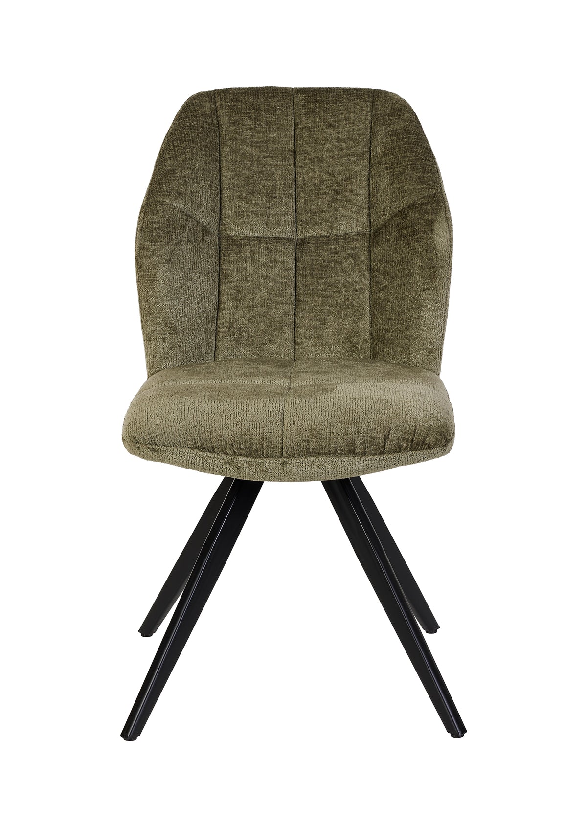 GBO - Chaise de salle à manger ST2319-2 - Tissu - Vert - 48x38x50 cm