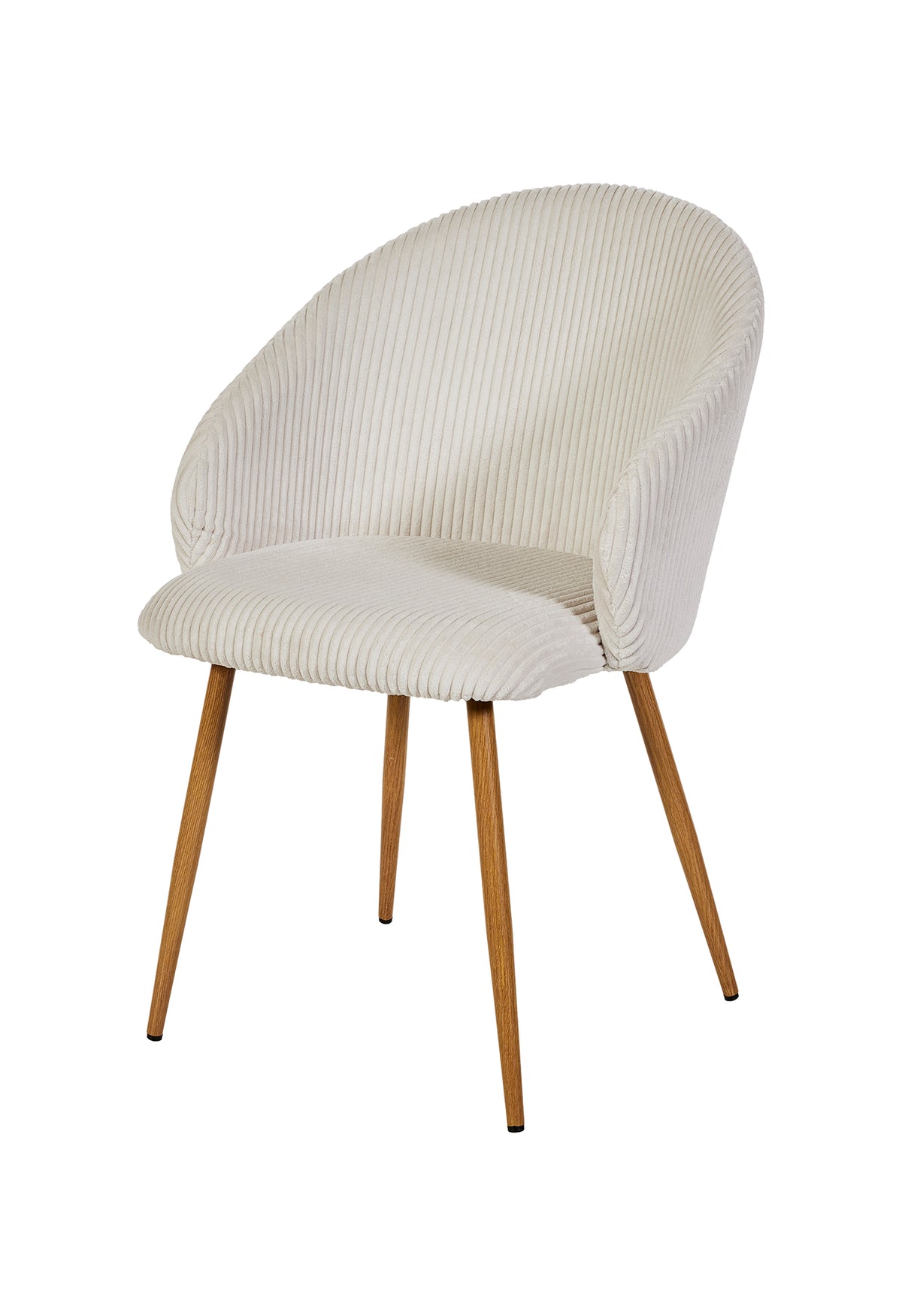 GBO - Eetkamerstoel ST2404 - Stof - Wit