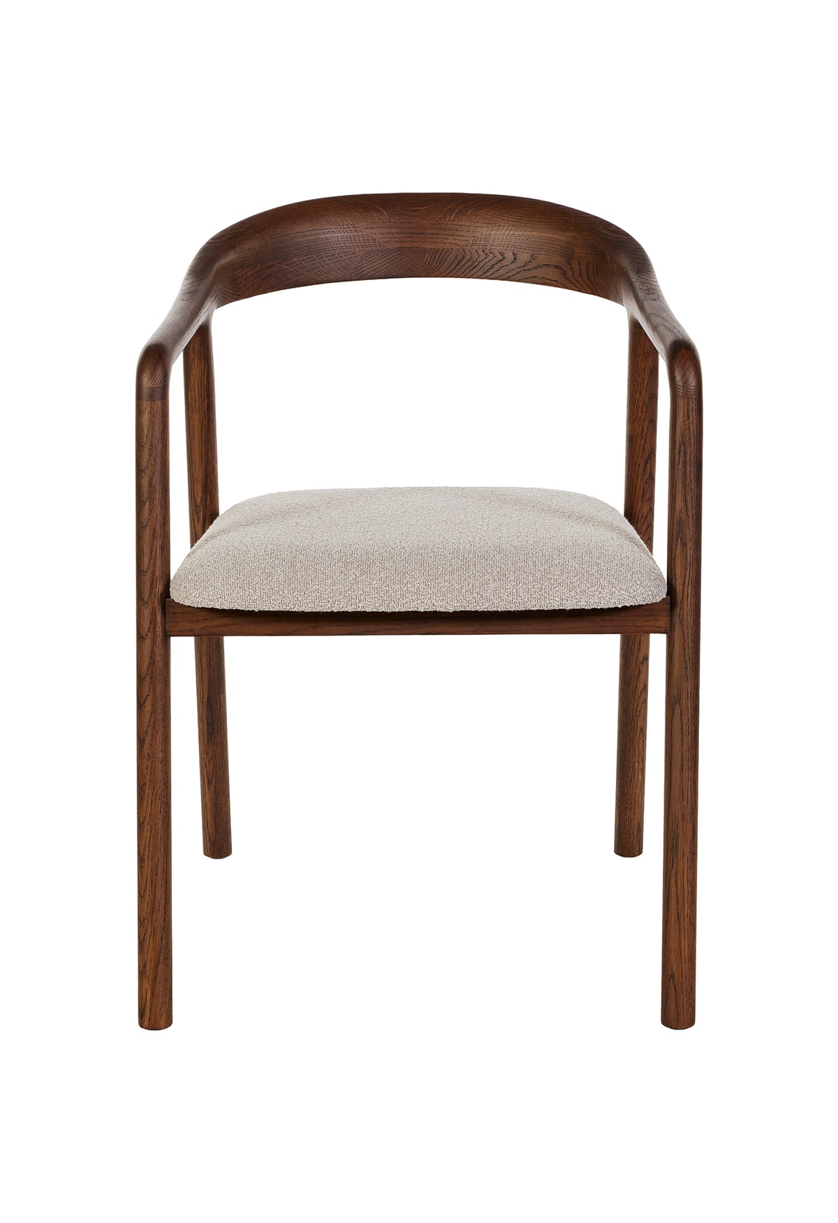 GBO - Chaise de salle à manger Bone ST2410 - Beige/Chêne foncé