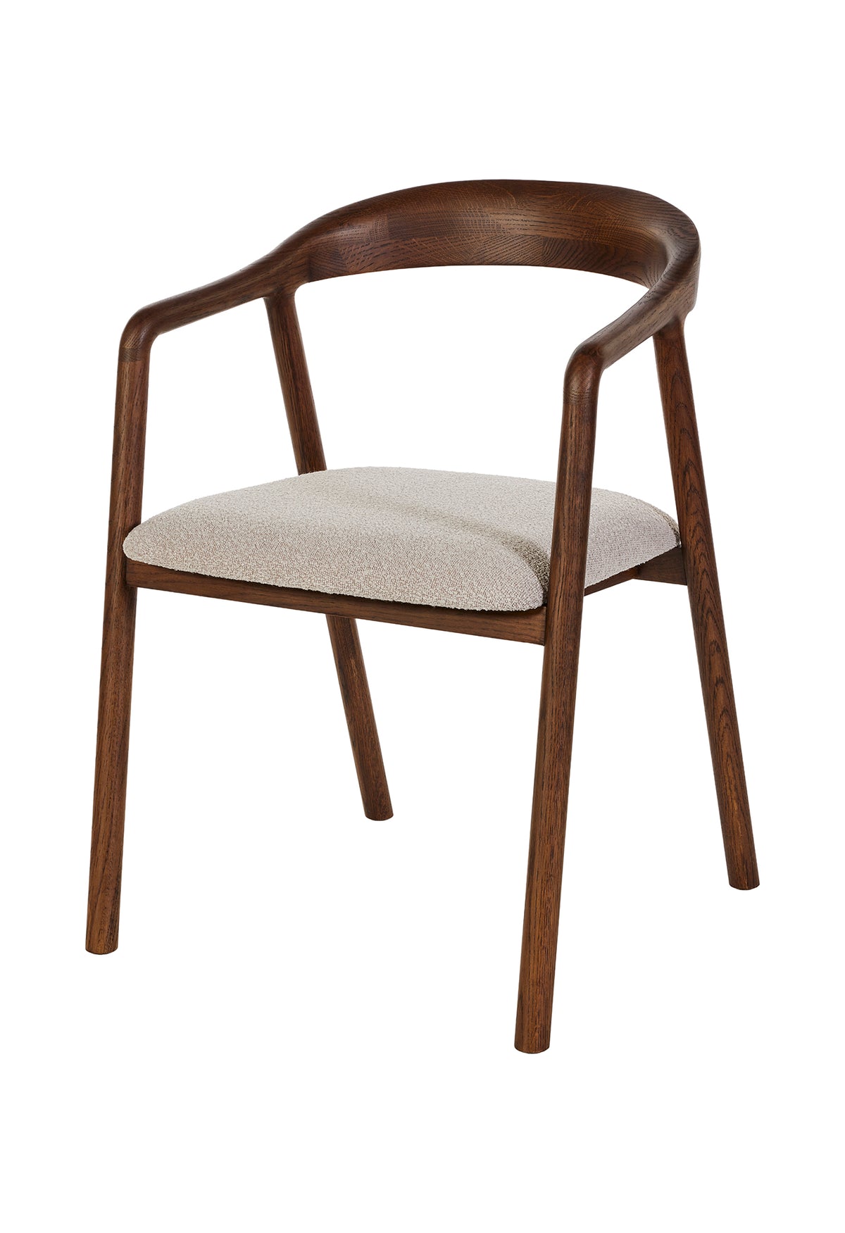 GBO - Chaise de salle à manger Bone ST2410 - Beige/Chêne foncé