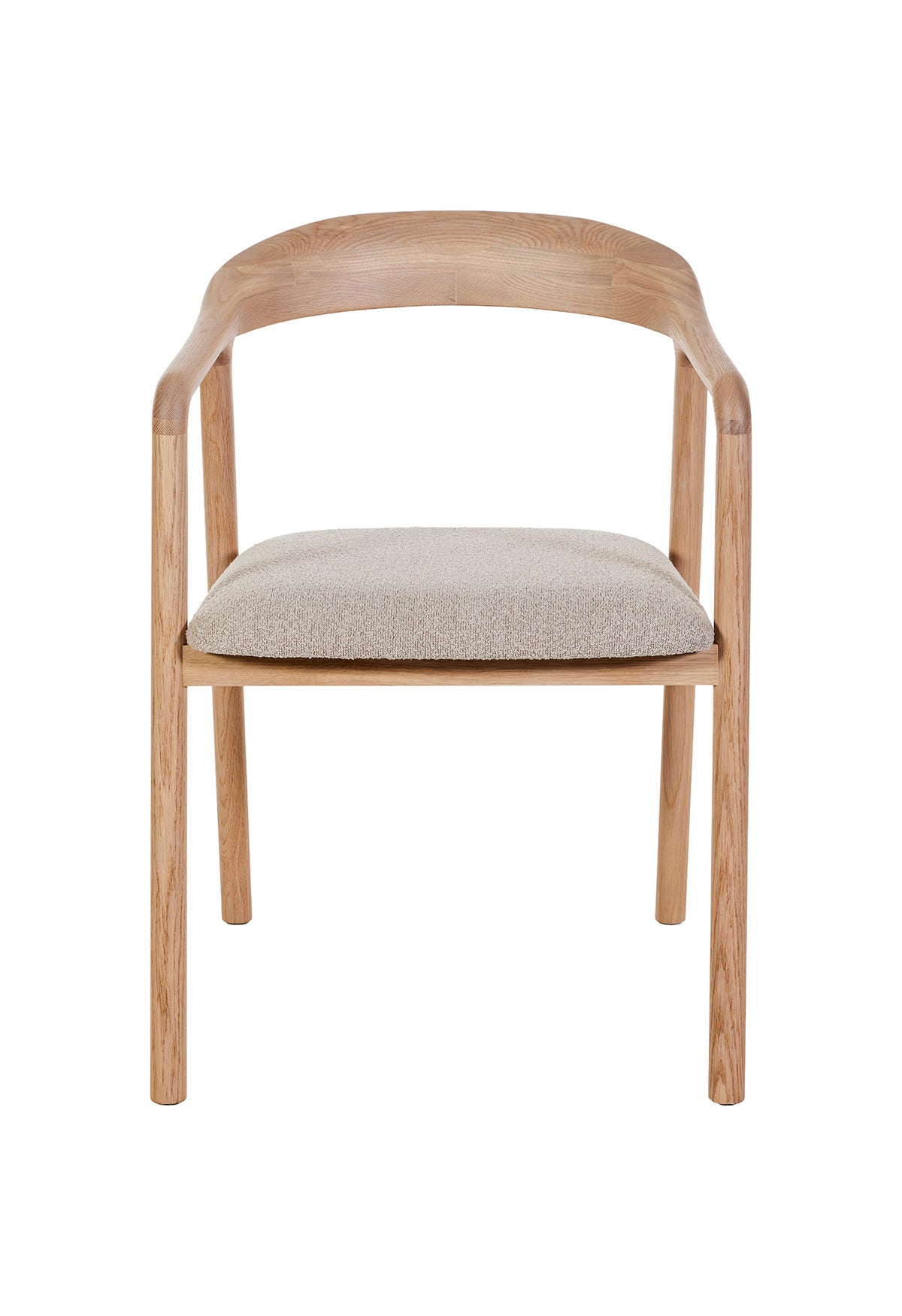 GBO - Chaise de salle à manger Bone ST2410 - Beige/Chêne clair