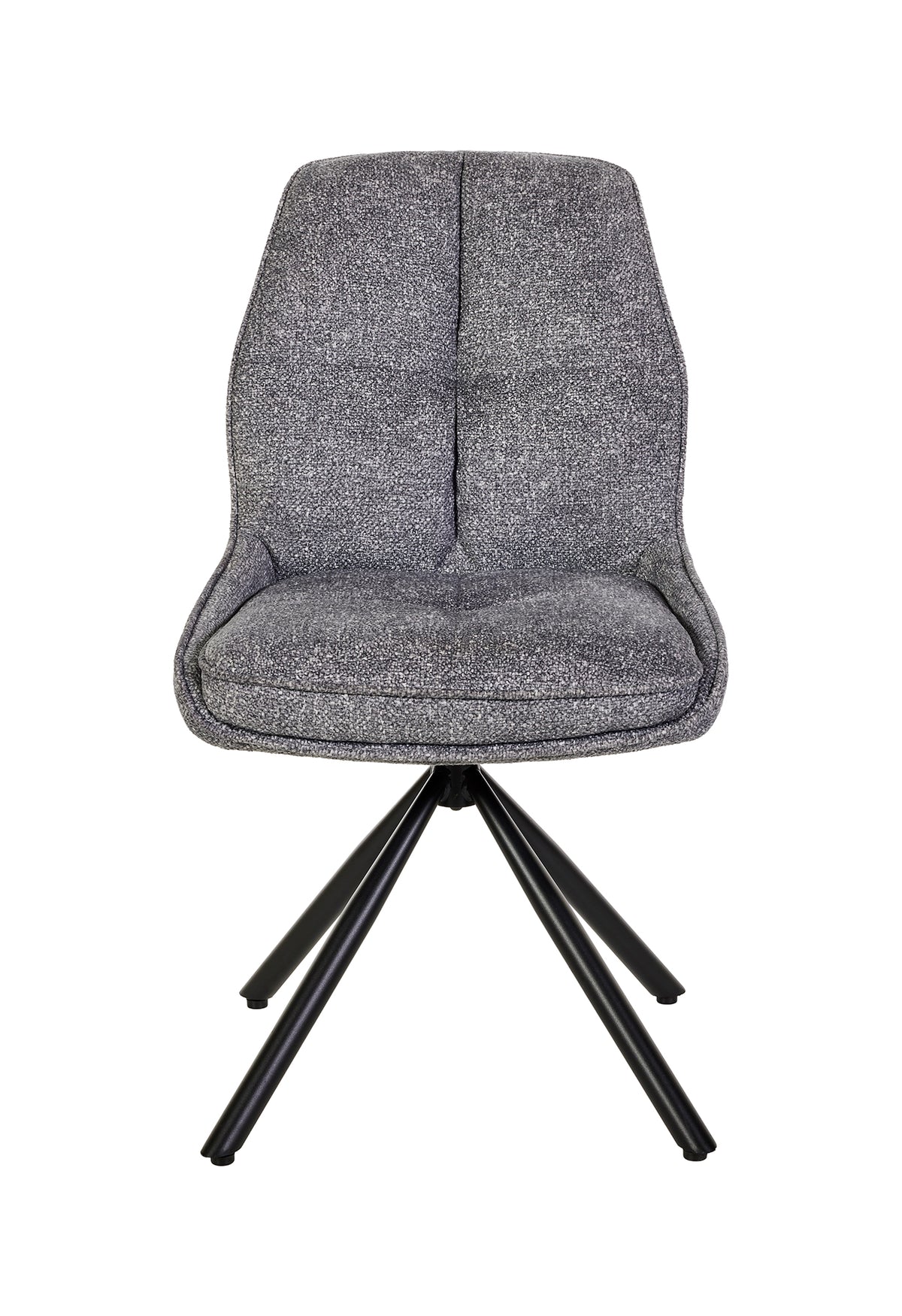 GBO - Eetkamerstoel ST2411 - Stof - Grijs - 90x49x52 cm