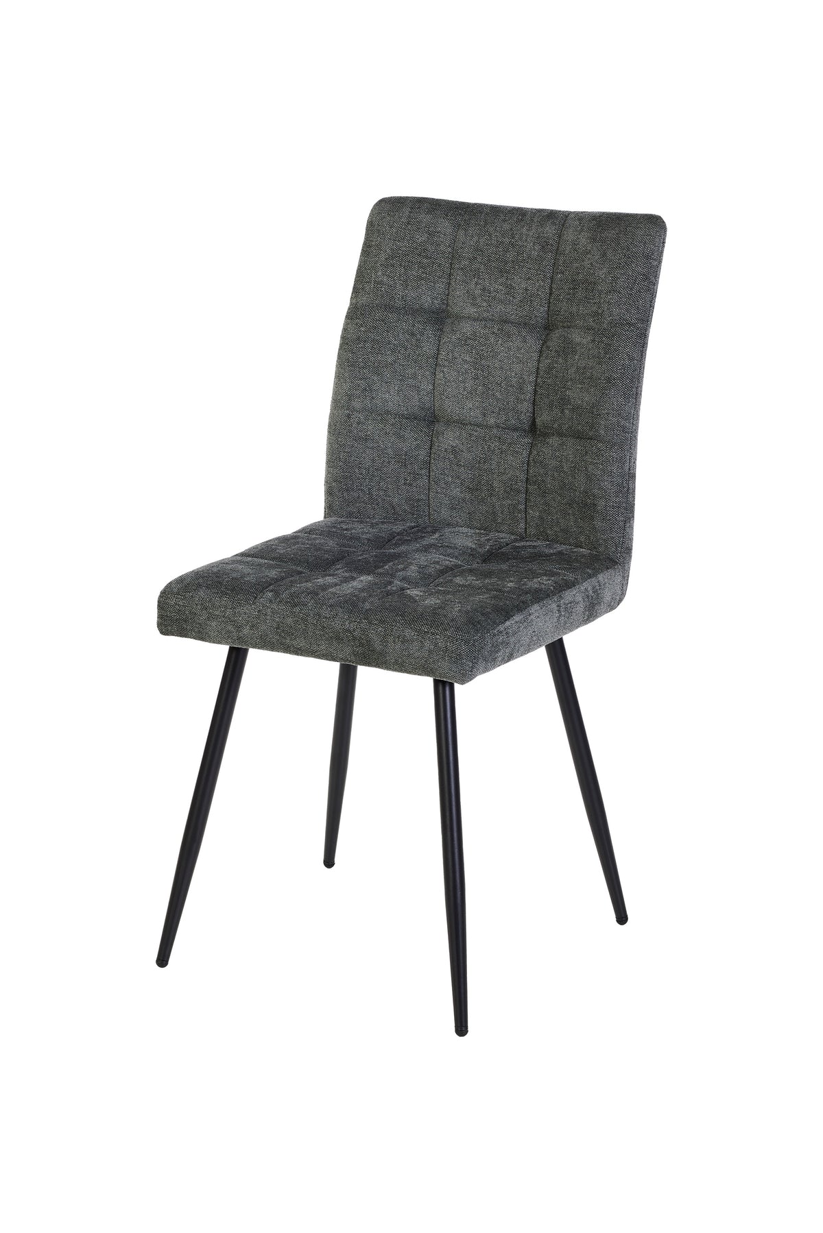 GBO - Chaise de salle à manger ST2415 - Tissu - Gris foncé