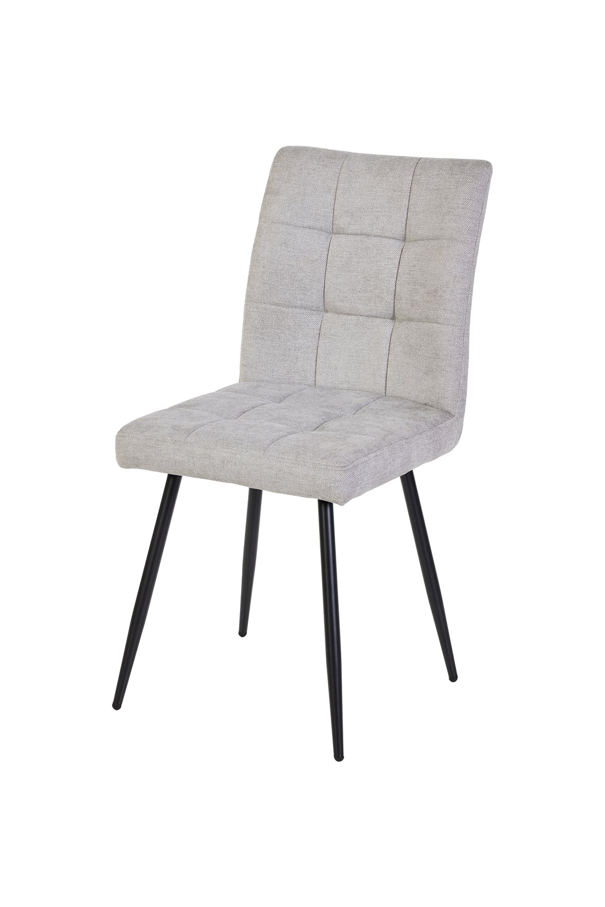 GBO - Chaise de salle à manger ST2415 - Tissu - Gris clair