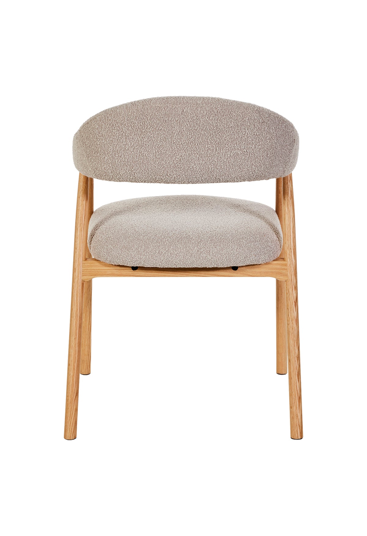 GBO - Chaise de salle à manger ST2501 - Tissu - Chêne naturel