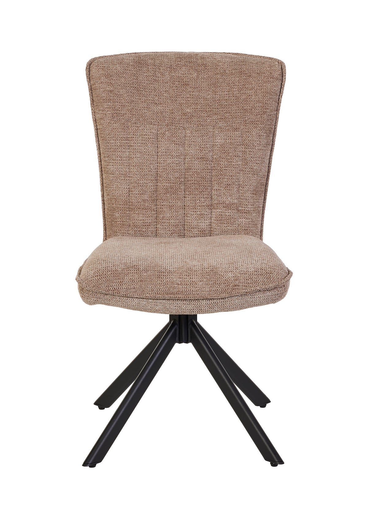 GBO - Chaise de salle à manger ST2504 - Tissu - Marron