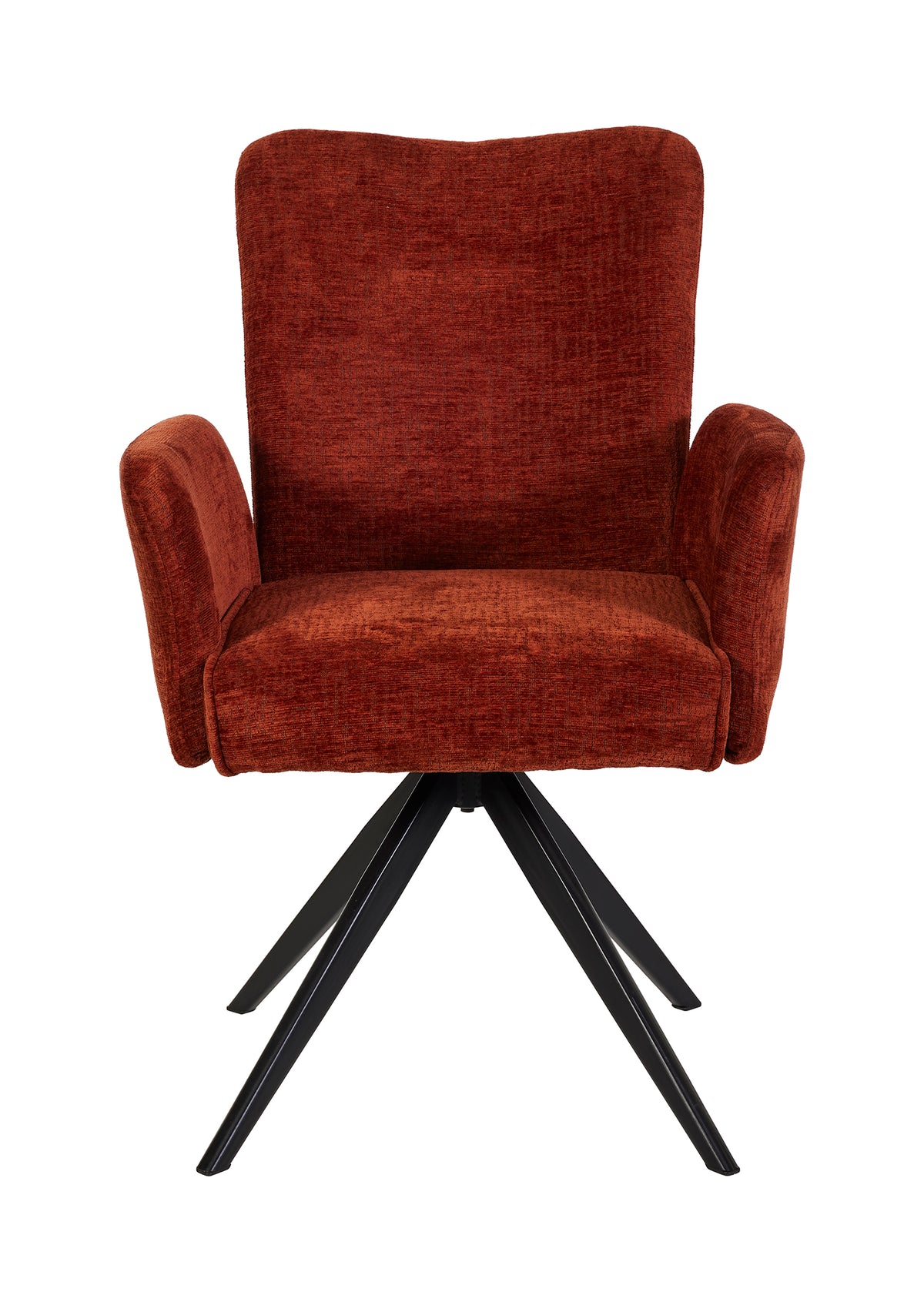 GBO - Chaise de salle à manger ST2508 - Tissu - Rouille