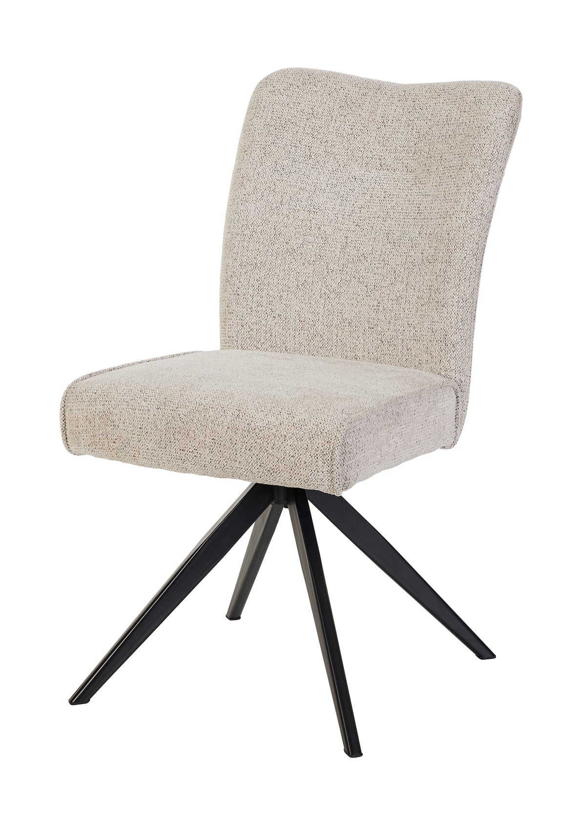 GBO - Chaise de salle à manger ST2509 - Tissu - Beige