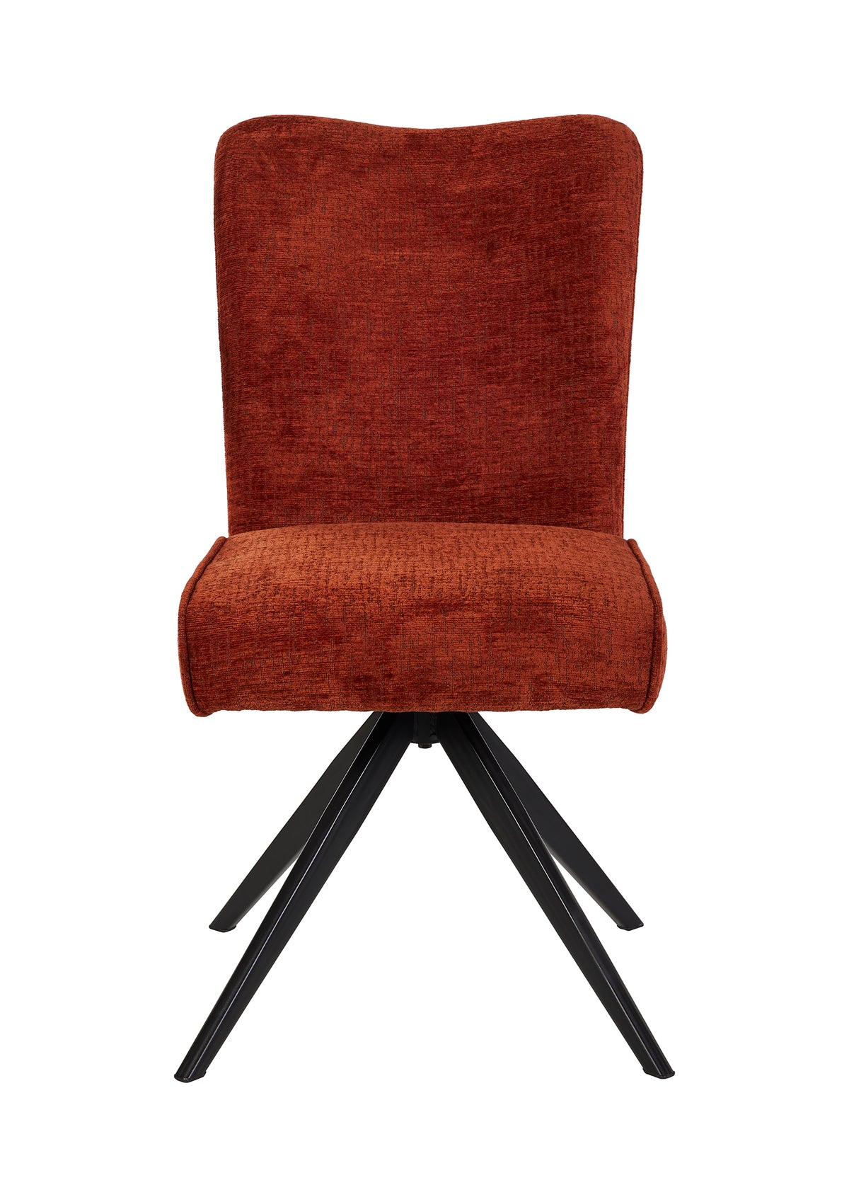 GBO - Chaise de salle à manger ST2509 - Tissu - Rouille