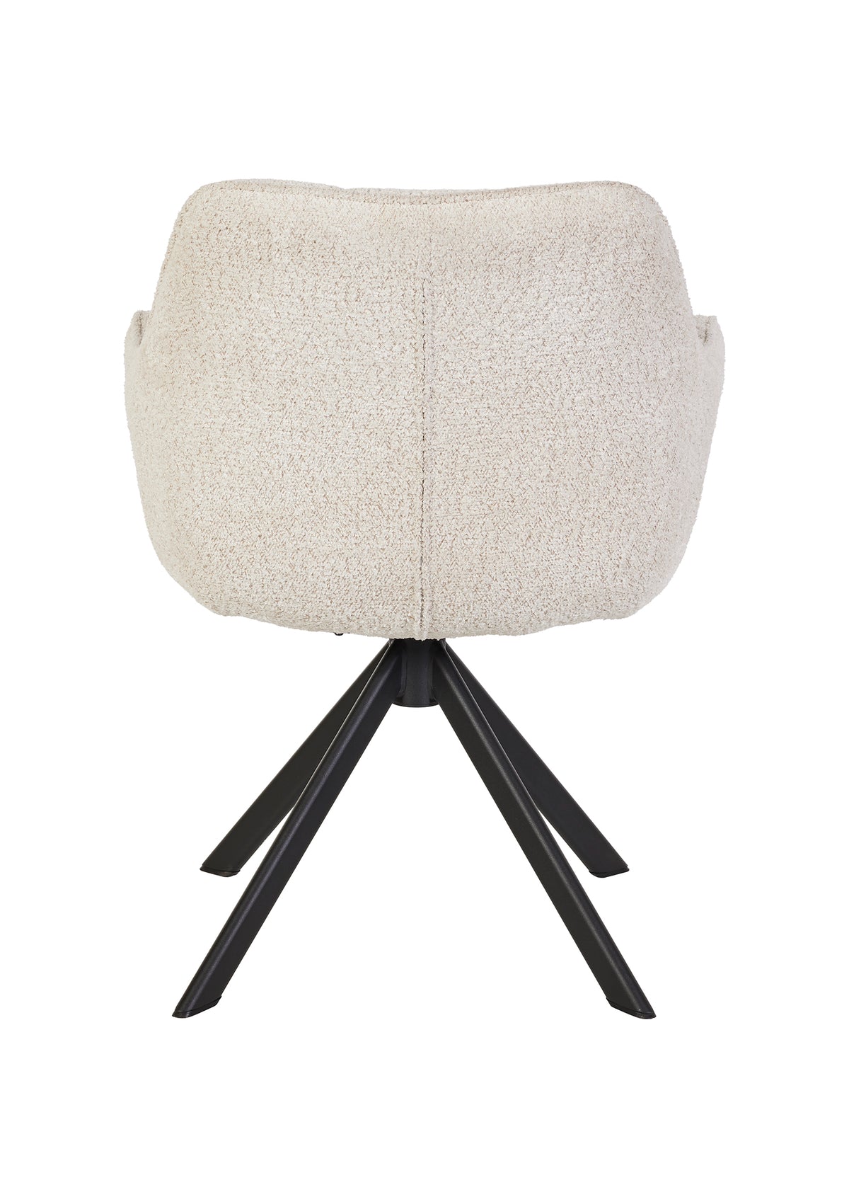GBO - Chaise de salle à manger ST2512 - Tissu - Blanc